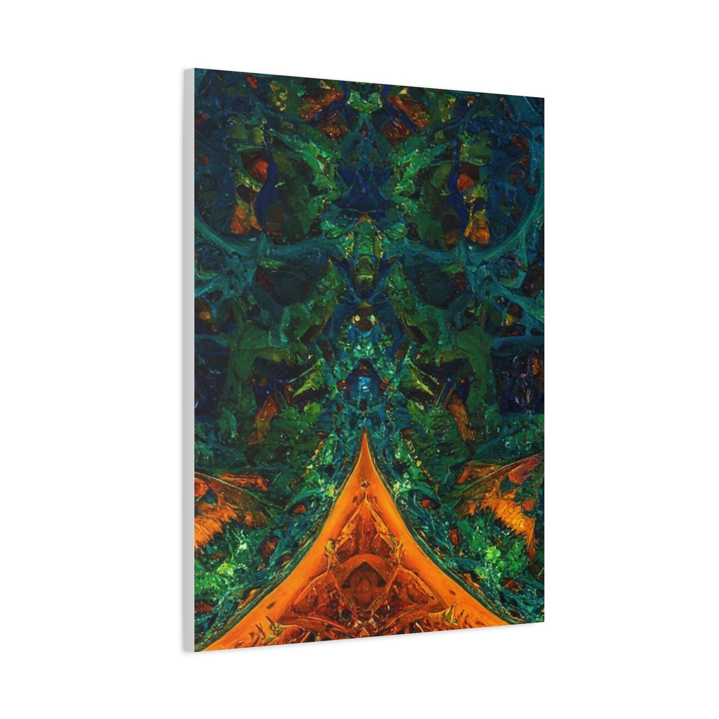 Vibrant Abstract Fractal Art Canvas Print