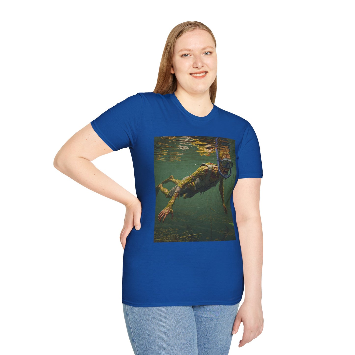 Underwater Explorer Unisex Softstyle T-Shirt - Nature Lover Graphic Tee