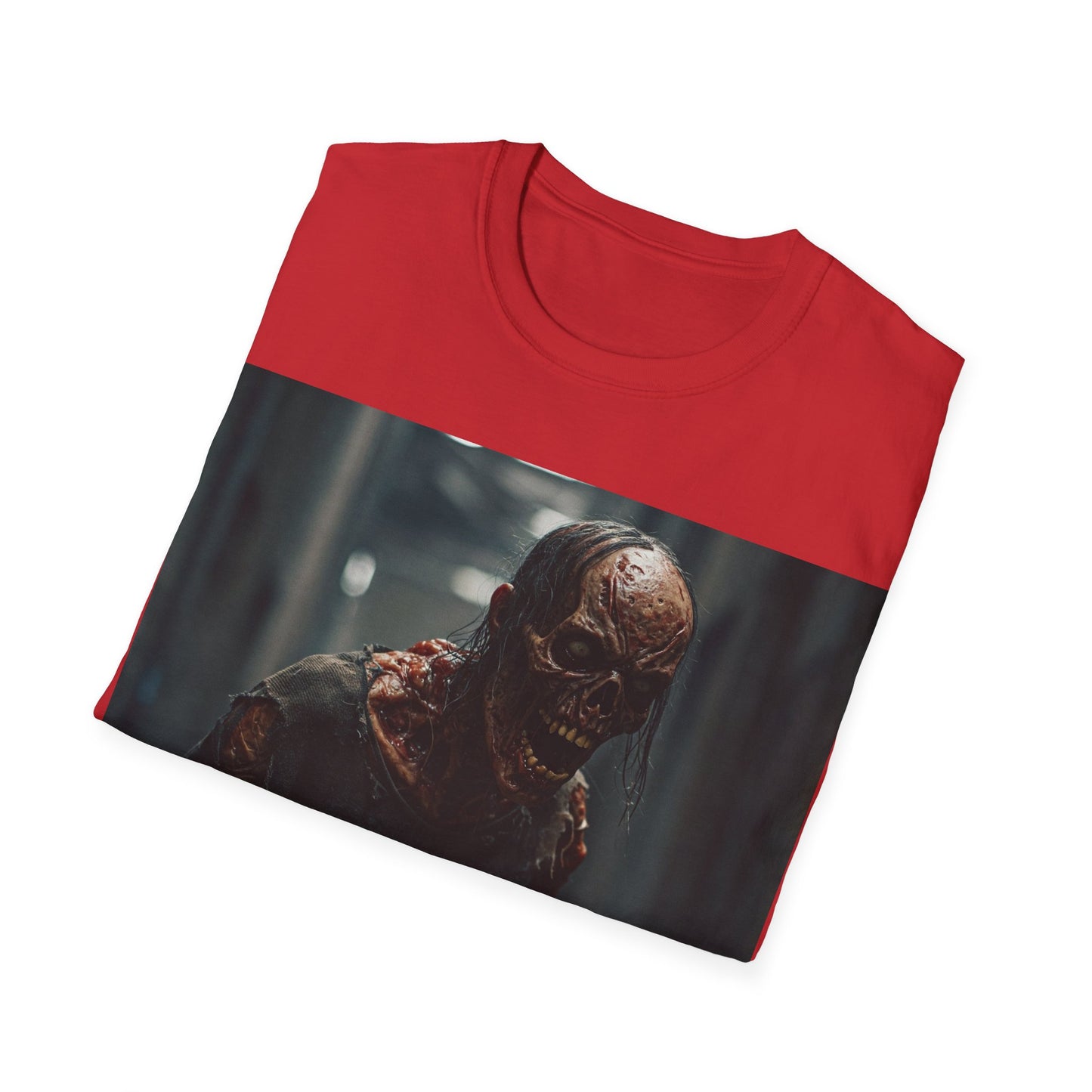 UK - Apocalyptic Portrait Tee, bold, decaying zombie graphic