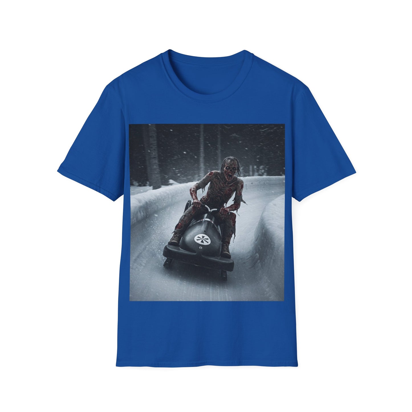 UK - Winter Adventure Unisex Softstyle T-Shirt - Snowmobiling Graphic Tee