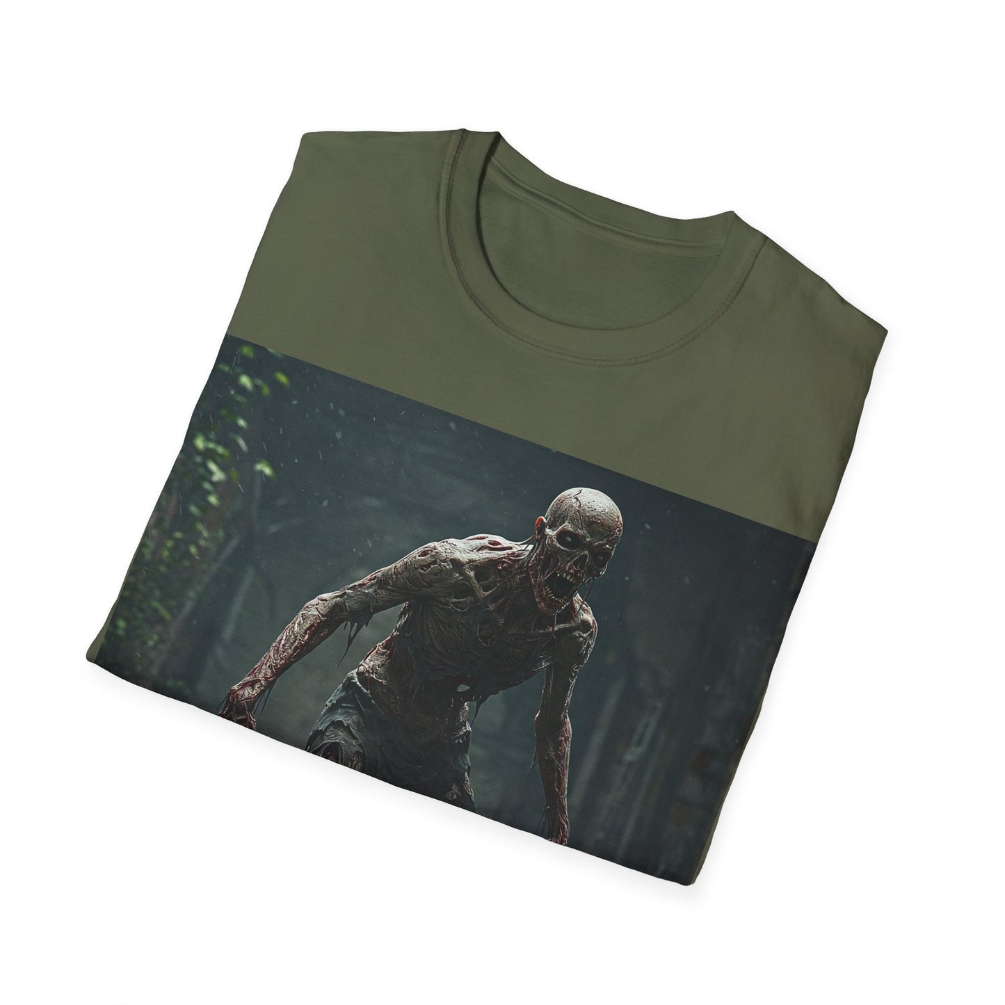 UK - Horror Creature Unisex Softstyle T-Shirt - Spooky Graphic Tee