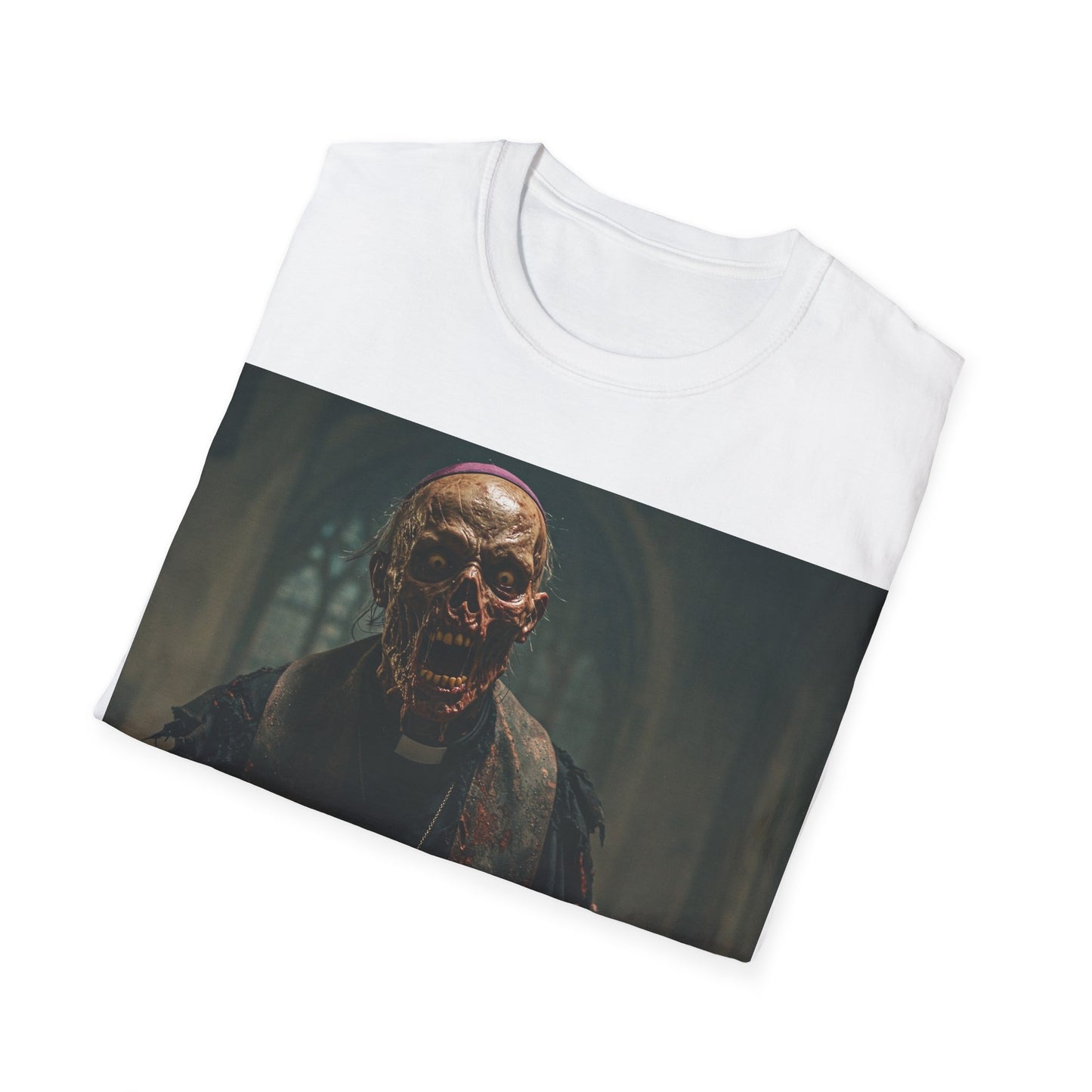 UK - Unisex Horror Graphic T-Shirt - Spooky Skeleton Design