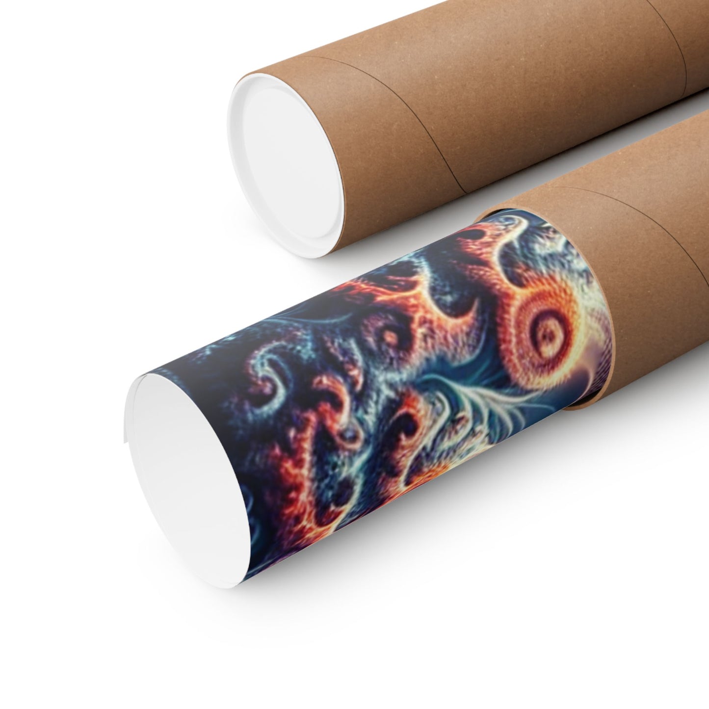 Abstract Swirl Matte Vertical Posters - Artistic Home Décor for Meditation and Relaxation