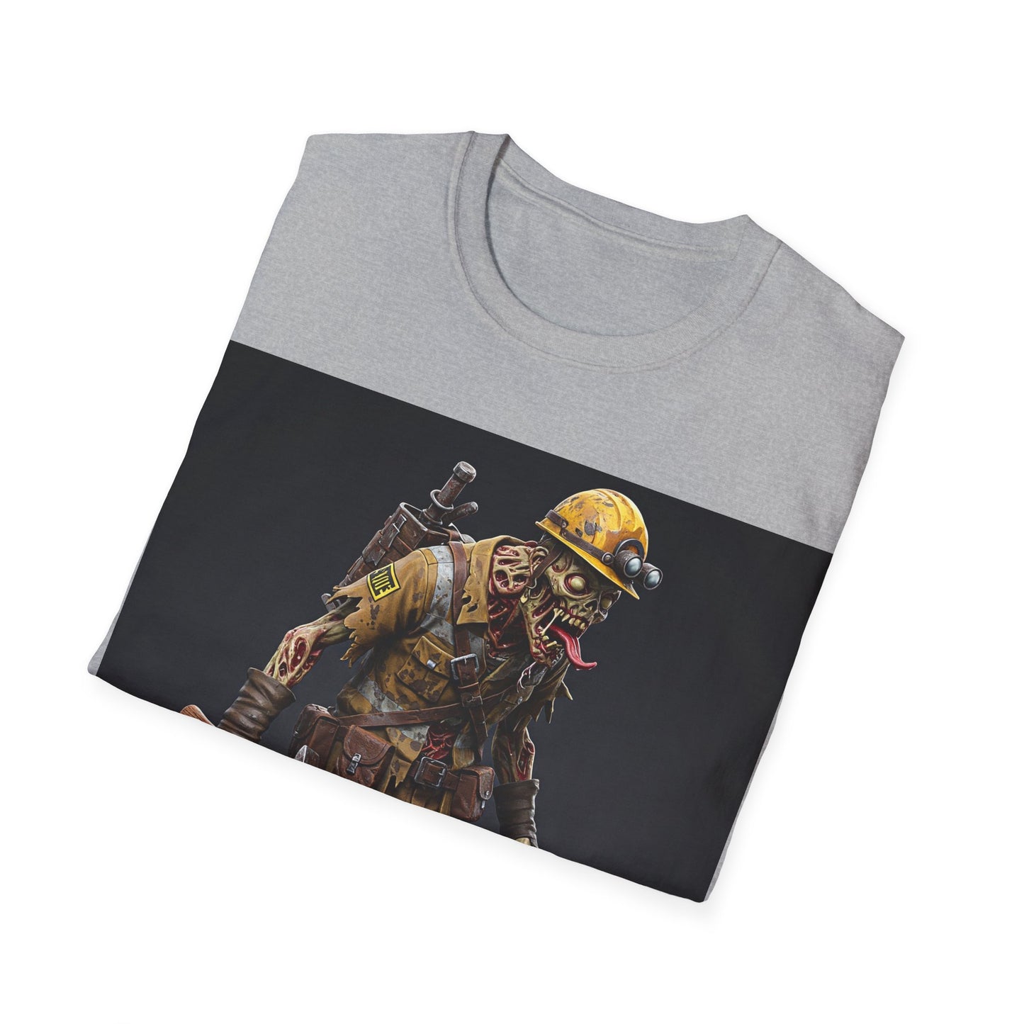 UK - Vintage Mining Themed Unisex Softstyle T-Shirt - Perfect for Adventure Lovers