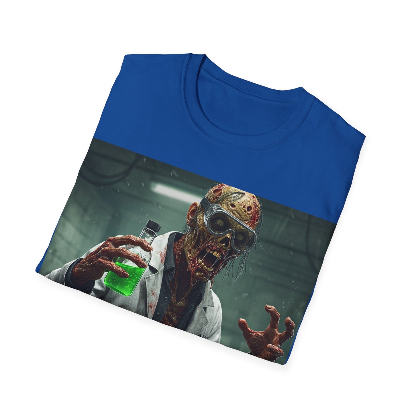 UK - Creepy Scientist Unisex Softstyle T-Shirt | Halloween Horror Tee