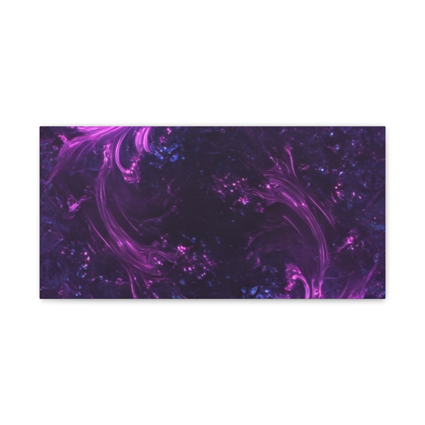 Abstract Purple Fractal Canvas Print - Artistic Wall Décor