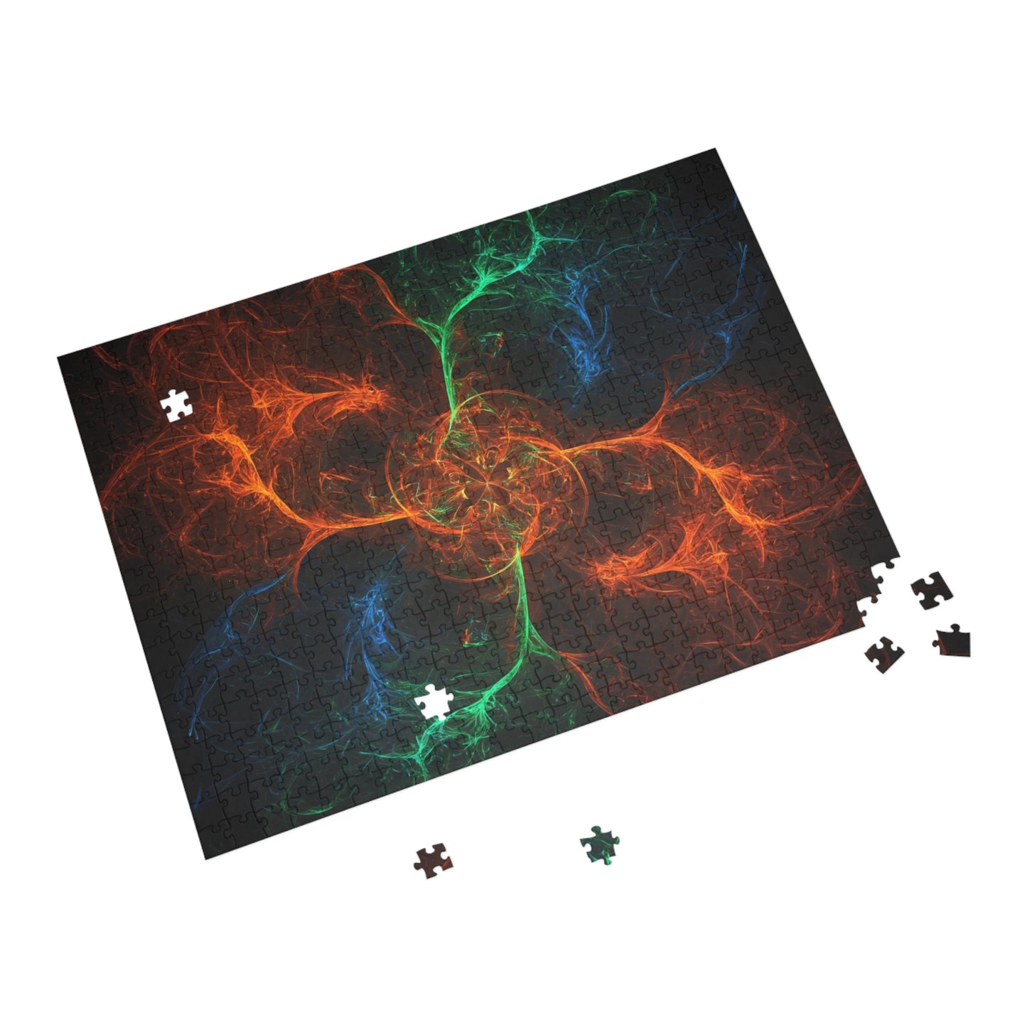 Colorful Fractal Puzzle - 500-Piece Jigsaw for All Ages