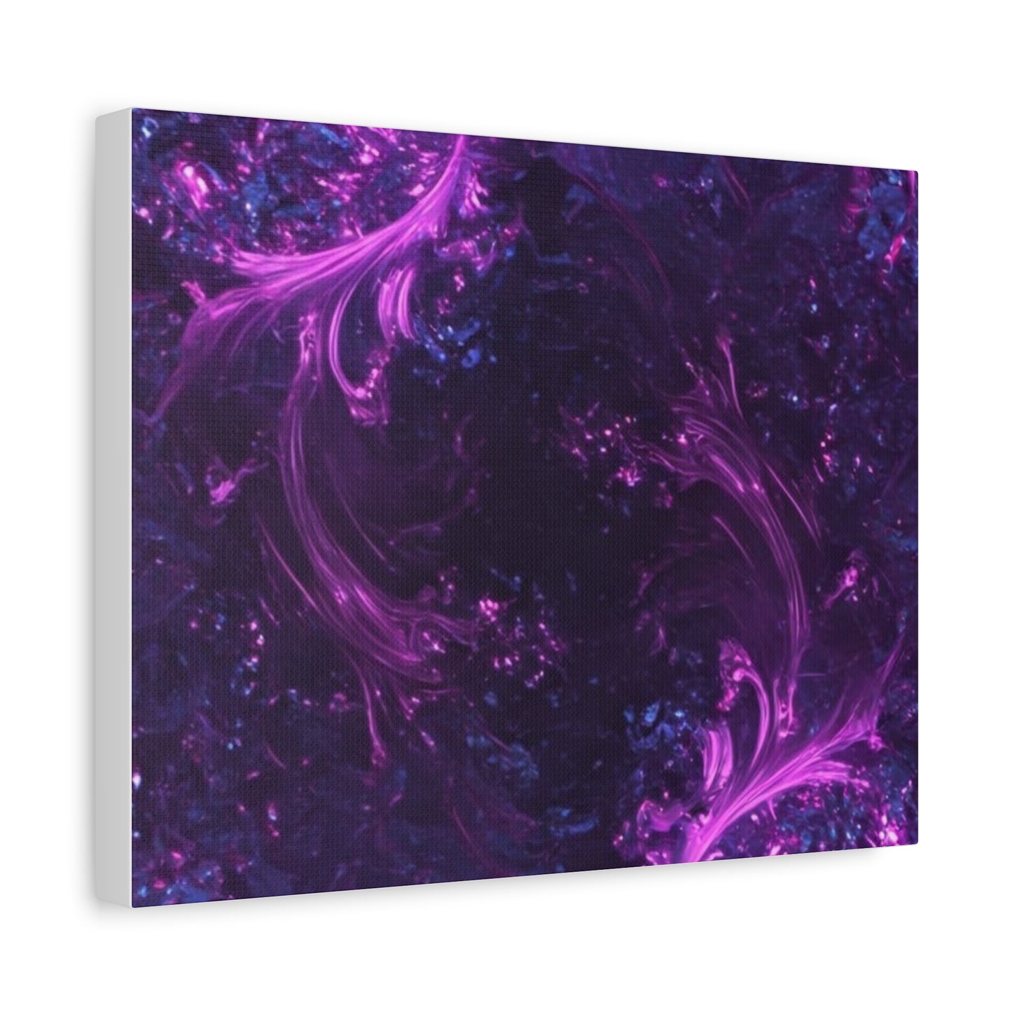 Abstract Purple Fractal Canvas Print - Artistic Wall Décor