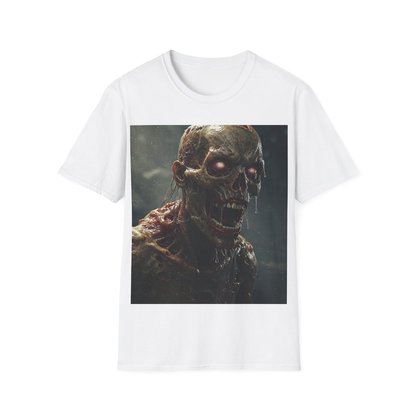 UK - Zombie Graphic Unisex T-Shirt - Perfect for Halloween and Horror Fans