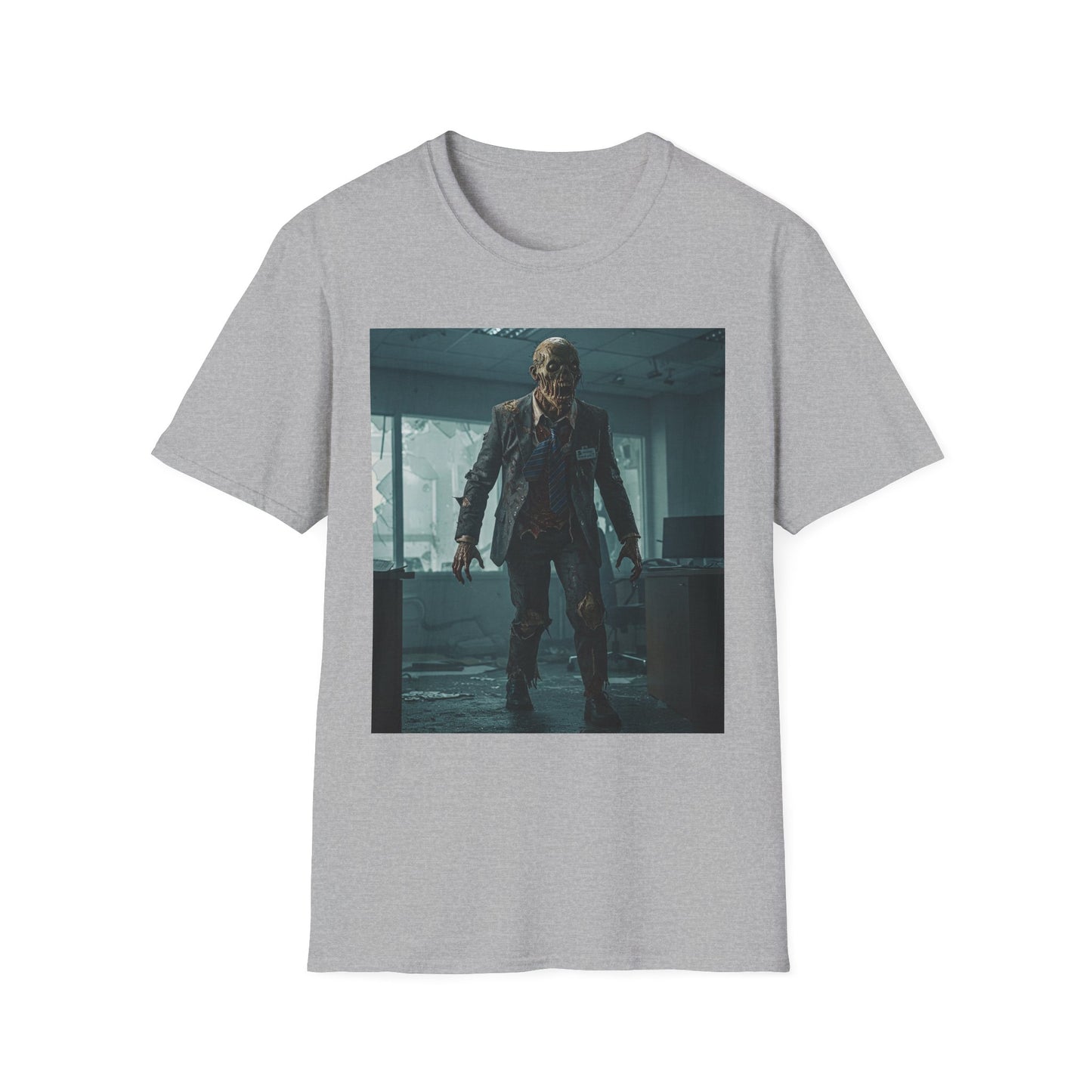 Zombie Apocalypse Unisex Softstyle T-Shirt - Perfect for Horror Fans and Parties