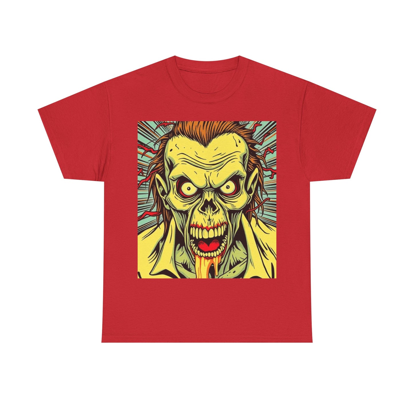 UK - Graphic Zombie Tee - Unisex Heavy Cotton T-Shirt for Horror Fans
