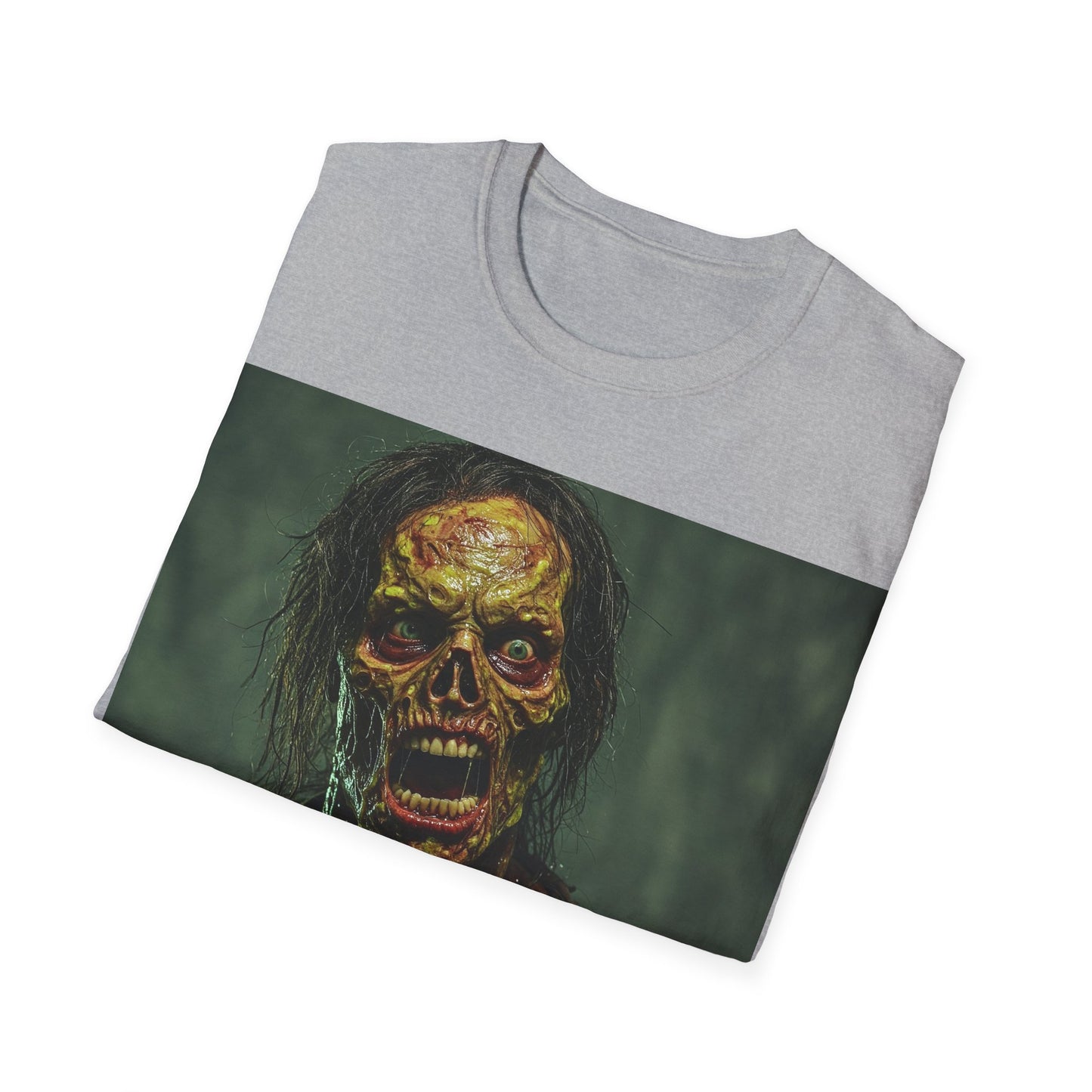 UK - Apocalyptic Portrait Tee, bold, decaying zombie graphic