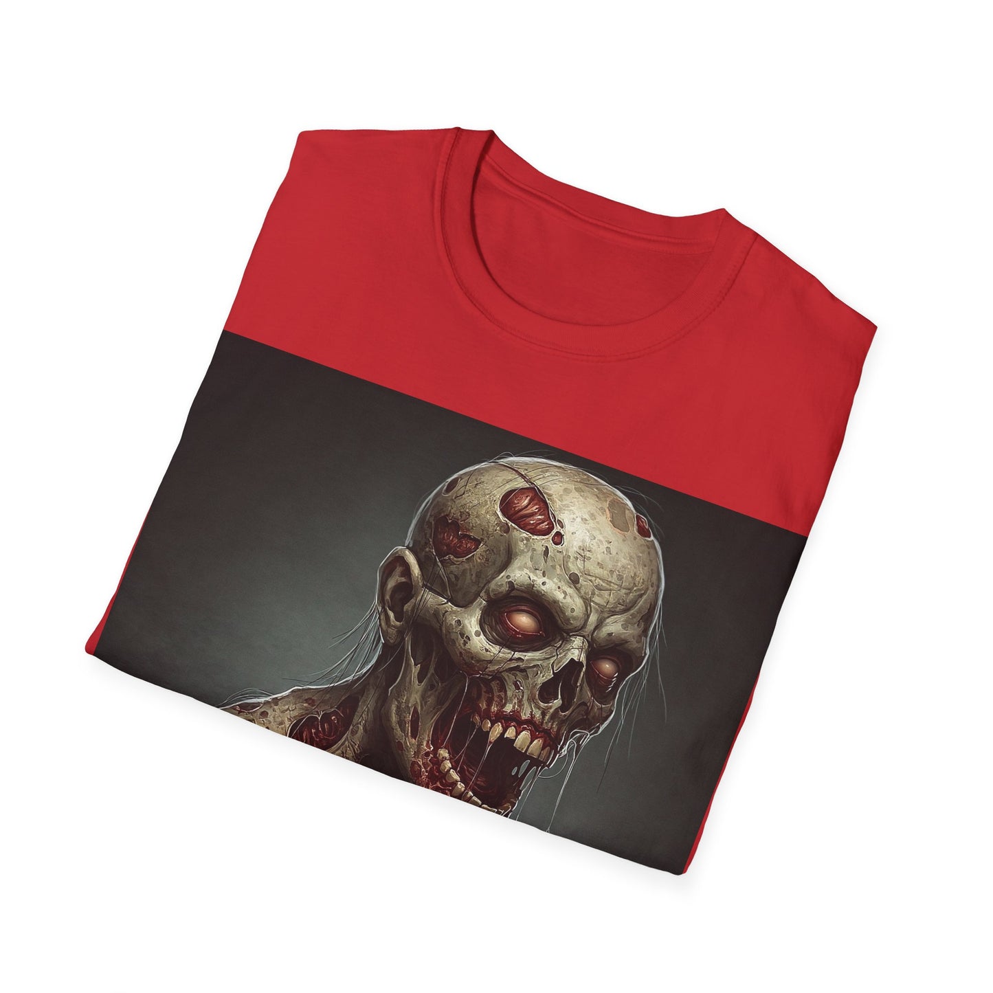 UK - Zombie Graphic Unisex Softstyle T-Shirt for Horror Fans
