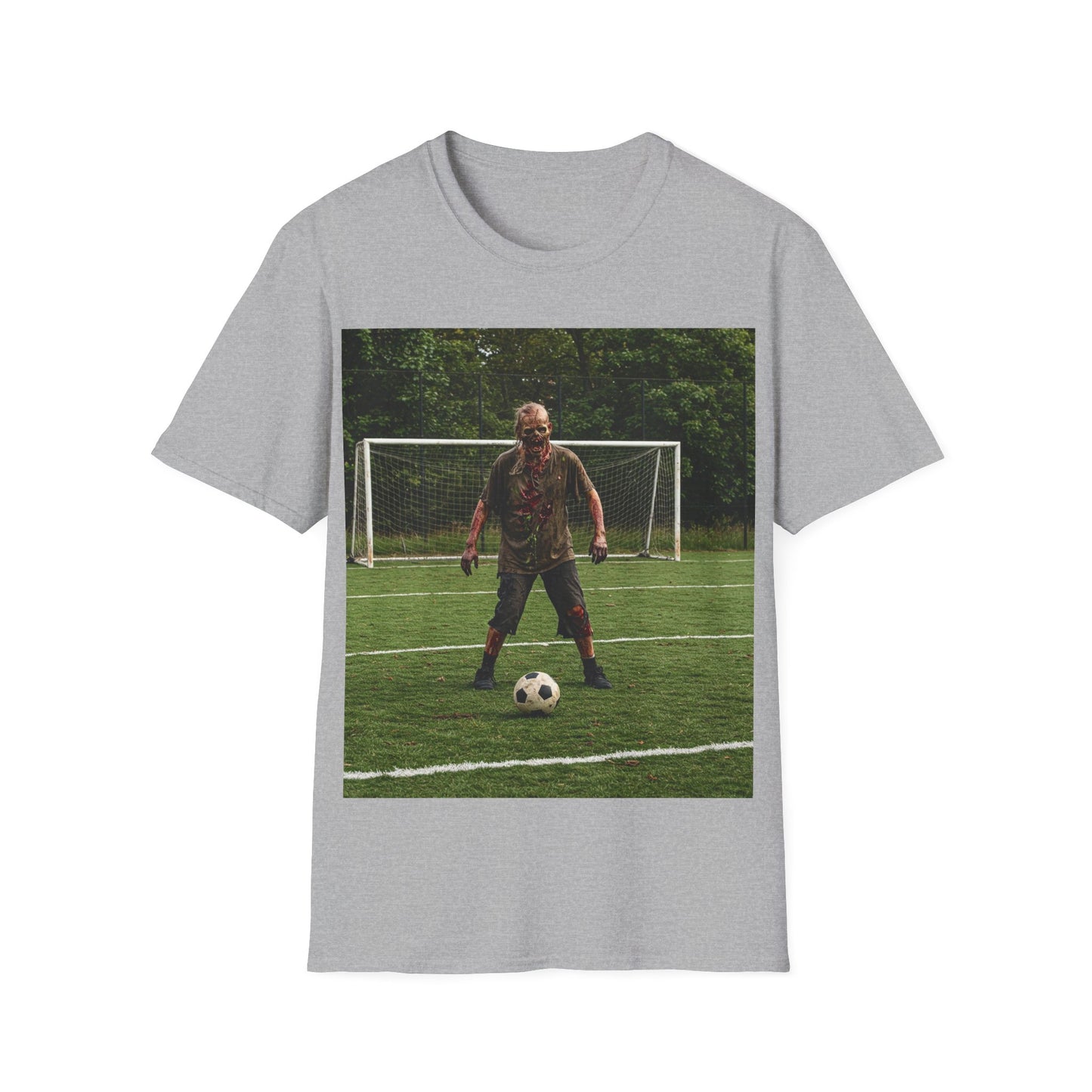 UK - Soccer Themed Unisex Softstyle T-Shirt - Perfect for Sports Lovers
