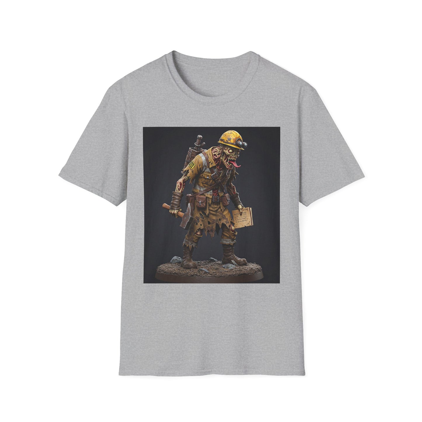 Vintage Mining Themed Unisex Softstyle T-Shirt - Perfect for Adventure Lovers
