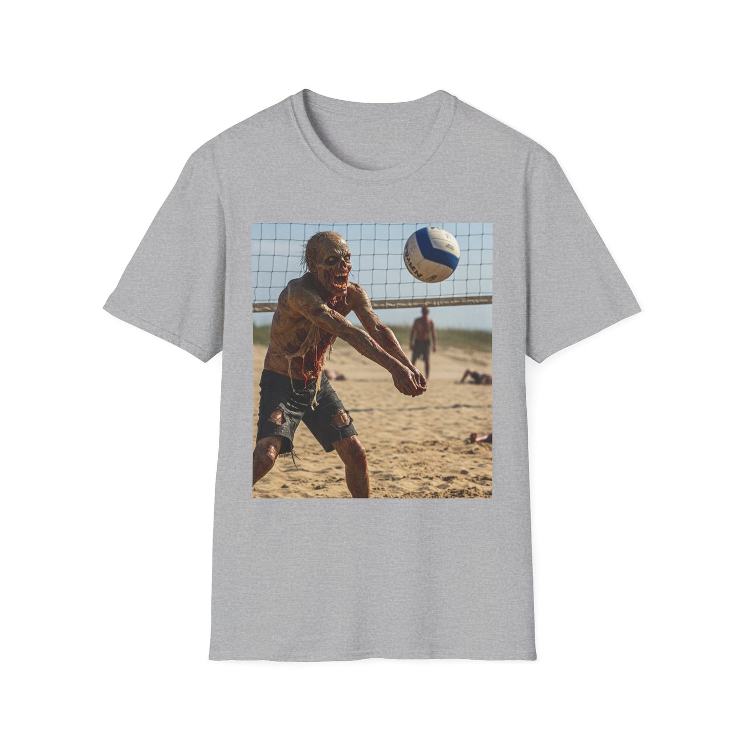 Beach Volleyball Unisex Softstyle T-Shirt - Perfect for Summer Fun and Sports Lovers