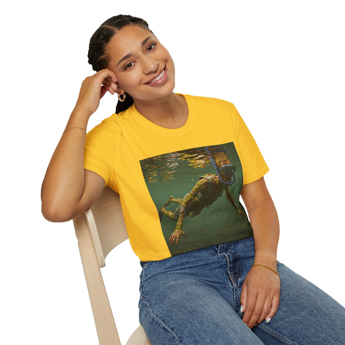 Underwater Explorer Unisex Softstyle T-Shirt - Nature Lover Graphic Tee