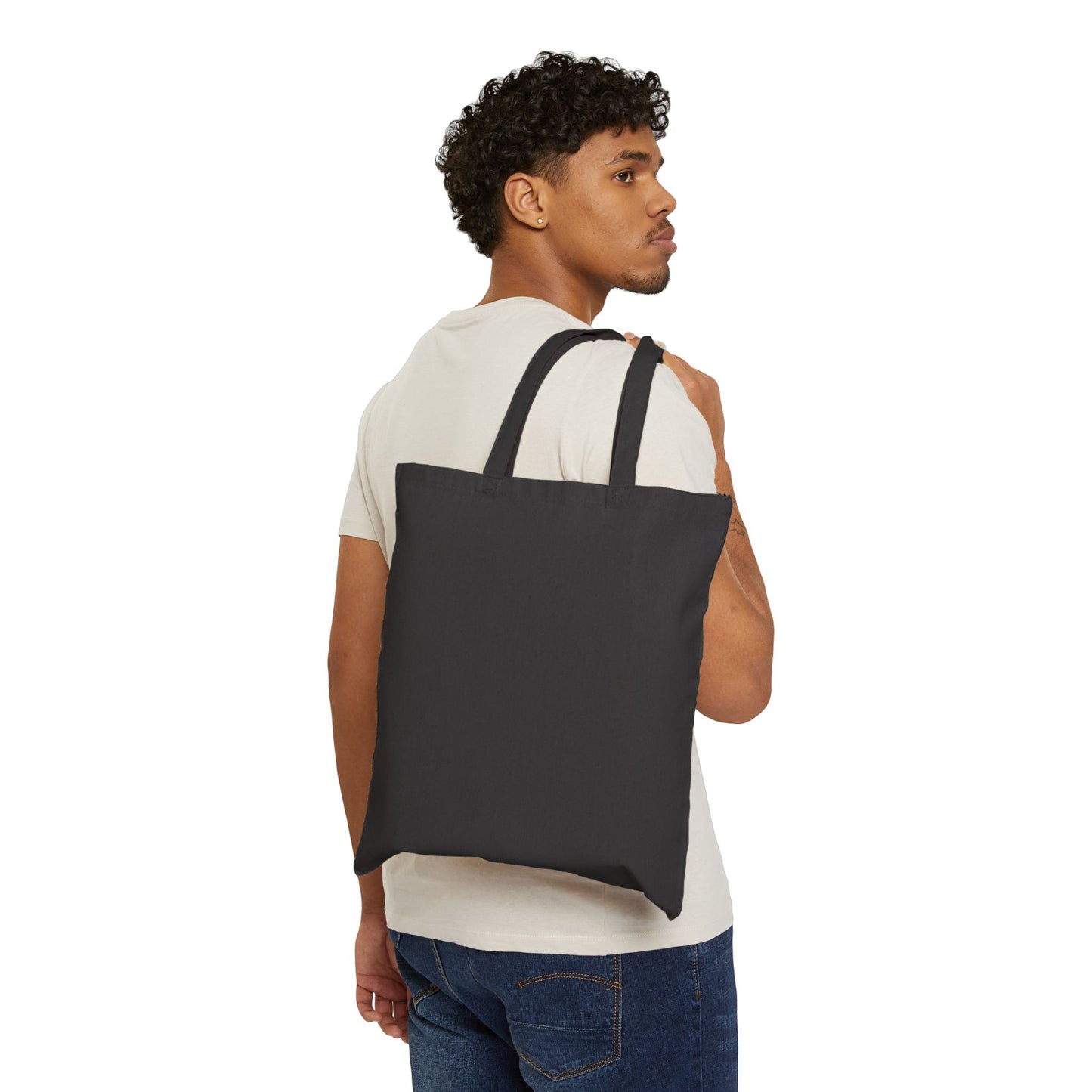 Vibrant Abstract Art Cotton Canvas Tote Bag