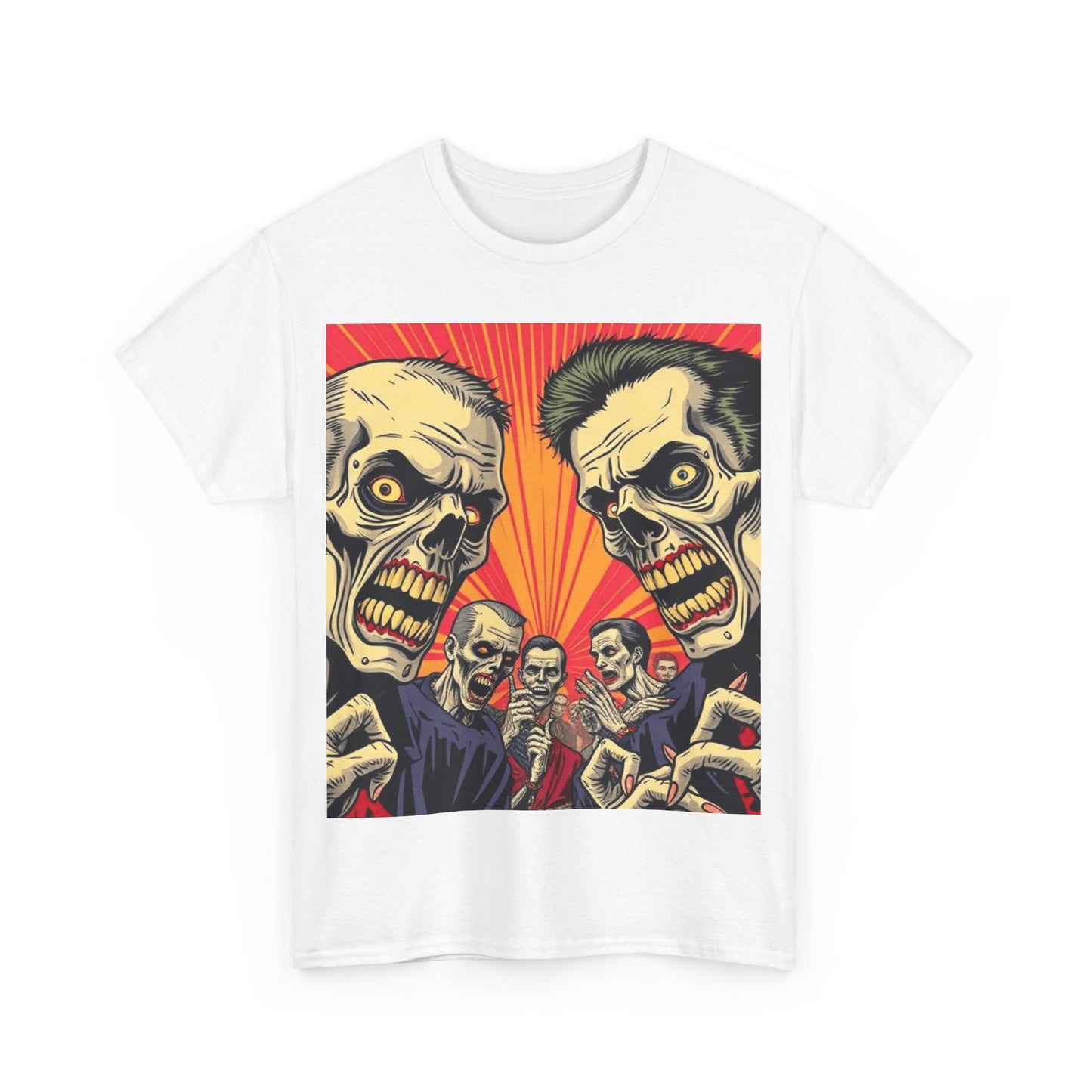 UK - Vintage Horror Graphic Unisex Heavy Cotton Tee