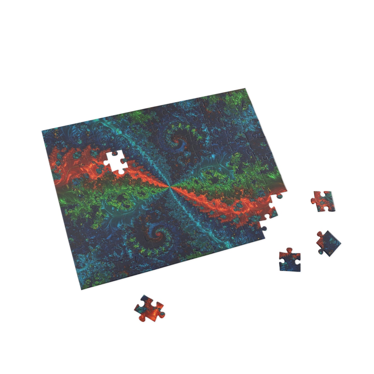 076- Fractal Puzzle (96, 252, 500, 1000-Piece) - Fun Family Activity and Gift