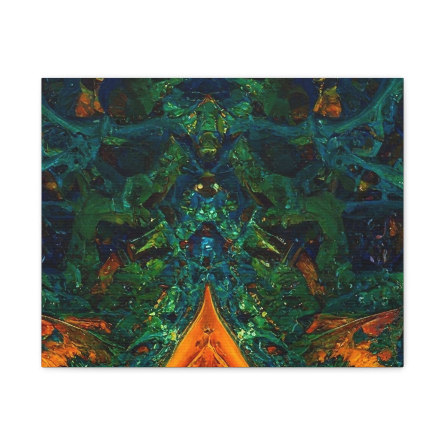 Vibrant Abstract Fractal Art Canvas Print