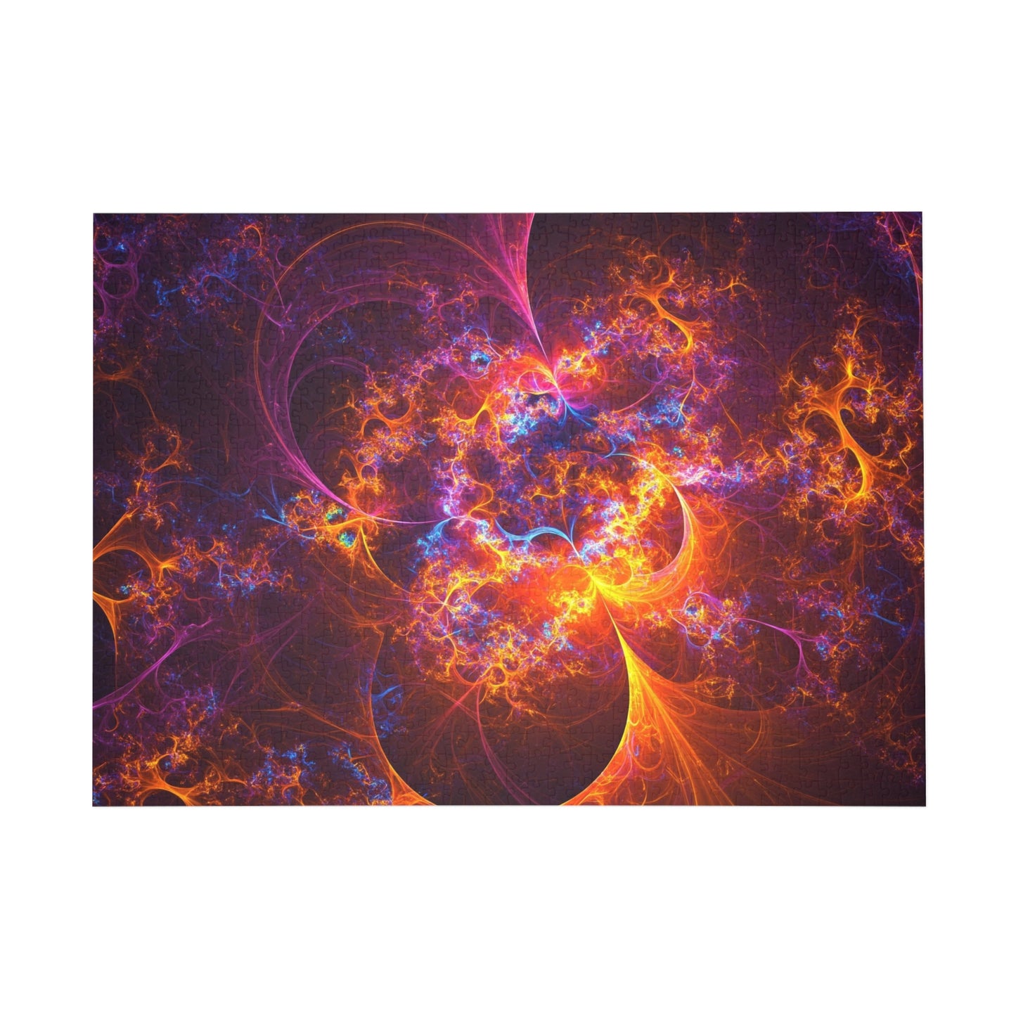 Vibrant Fractal Art Puzzle – 96, 252, 500, 1000-Piece Options
