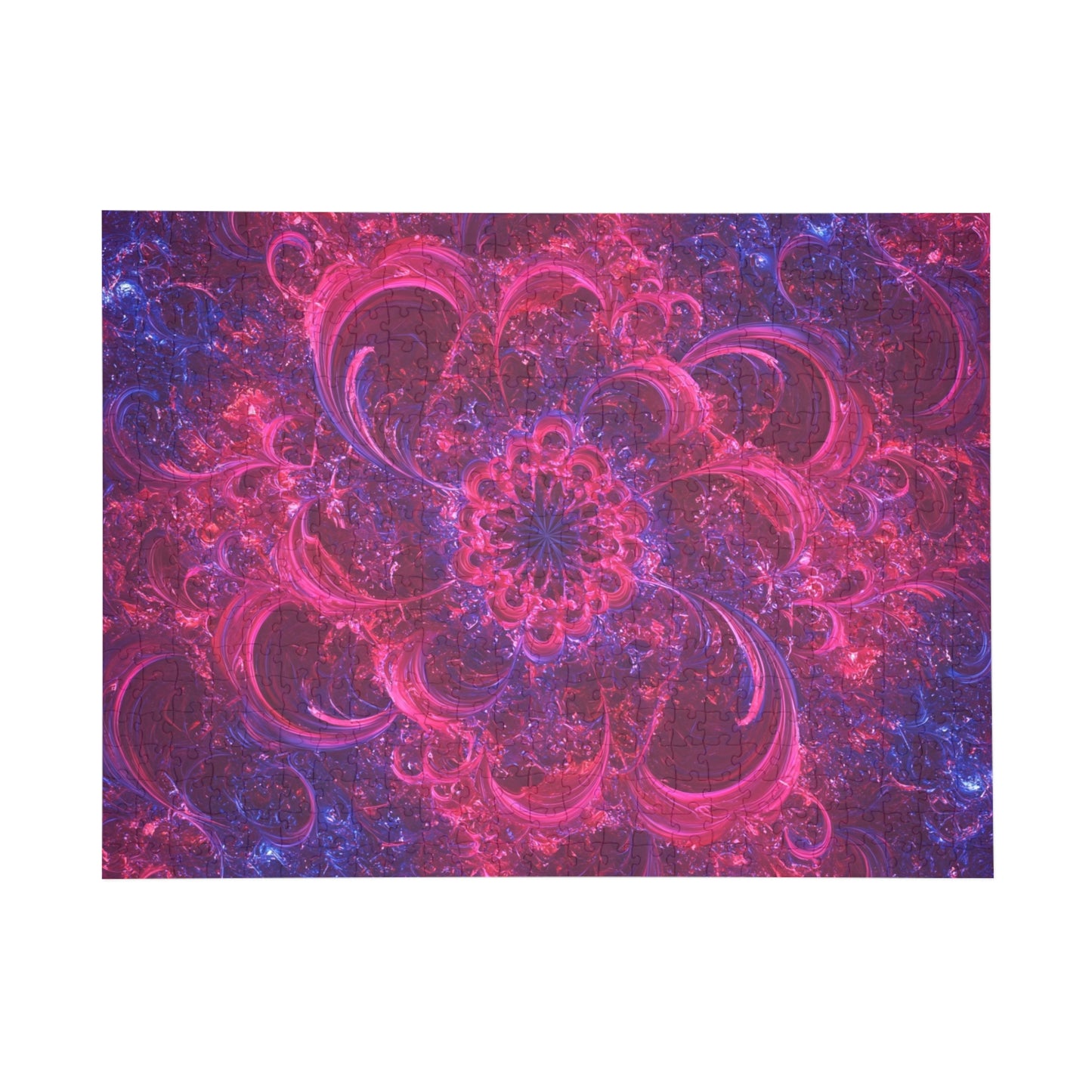 Vibrant Floral Puzzle (500-Piece) - Perfect for Family Game Night & Gifts