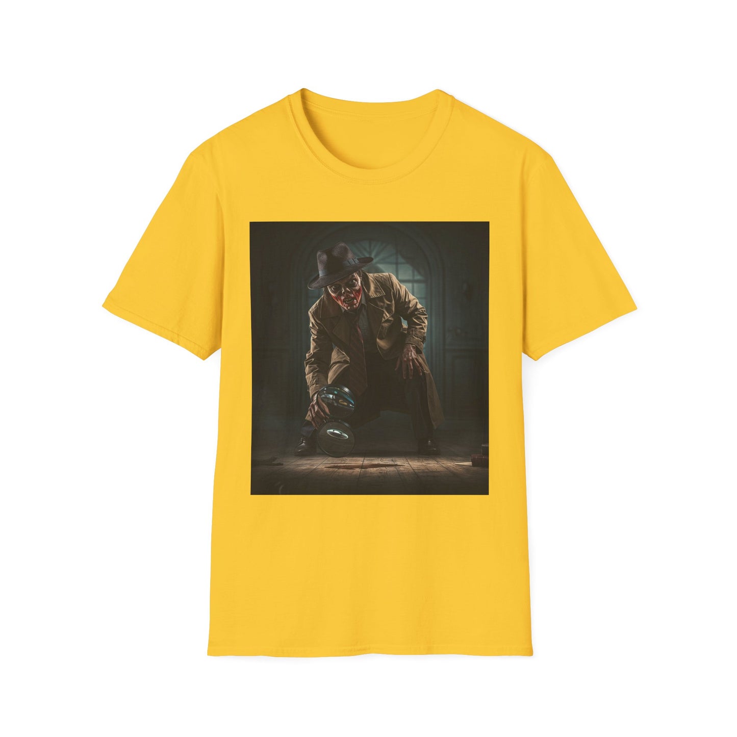 Unisex Horror-Themed Softstyle T-Shirt - Perfect for Halloween and Horror Fans