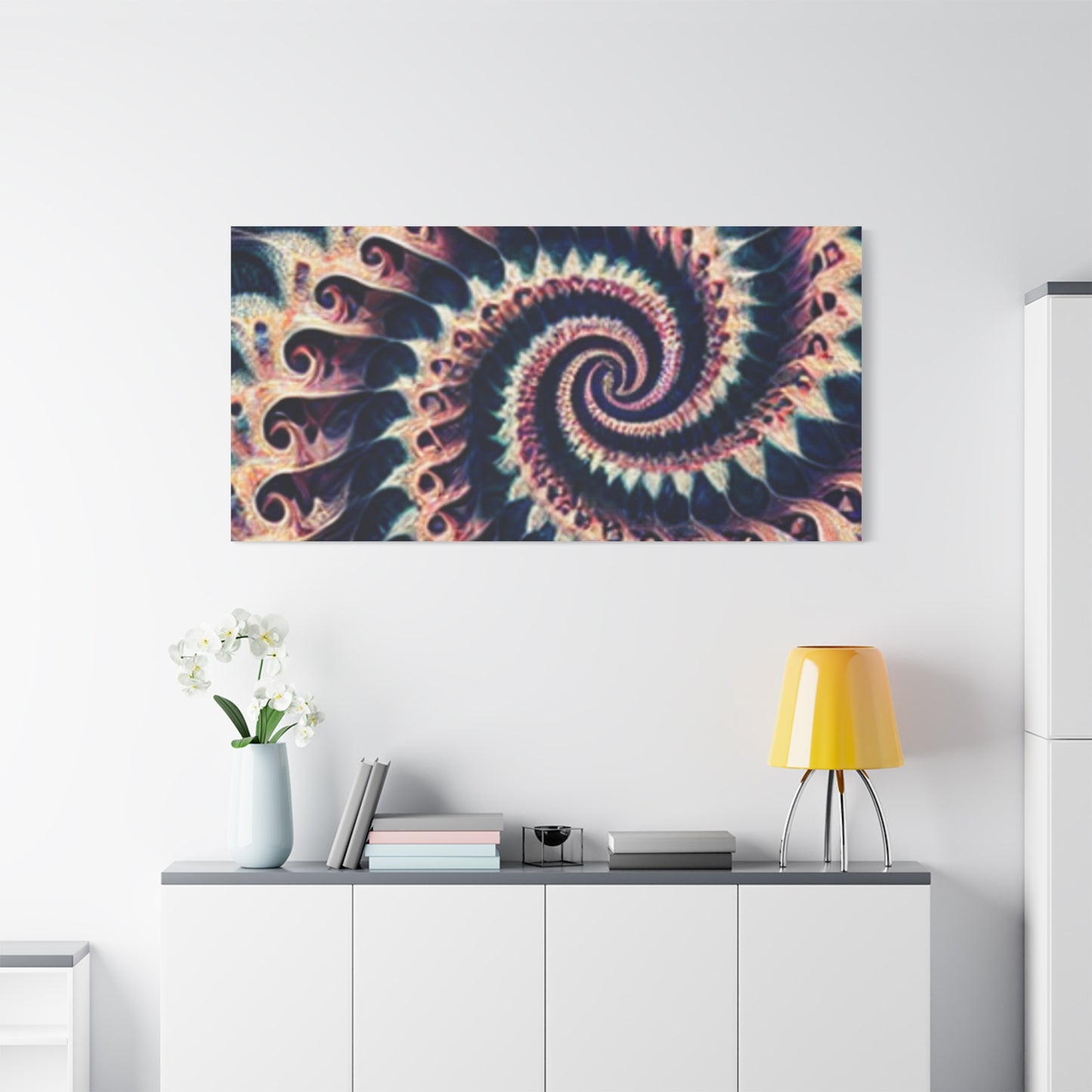 Abstract Spiral Art Canvas Print - Modern Home Decor for Art Lovers