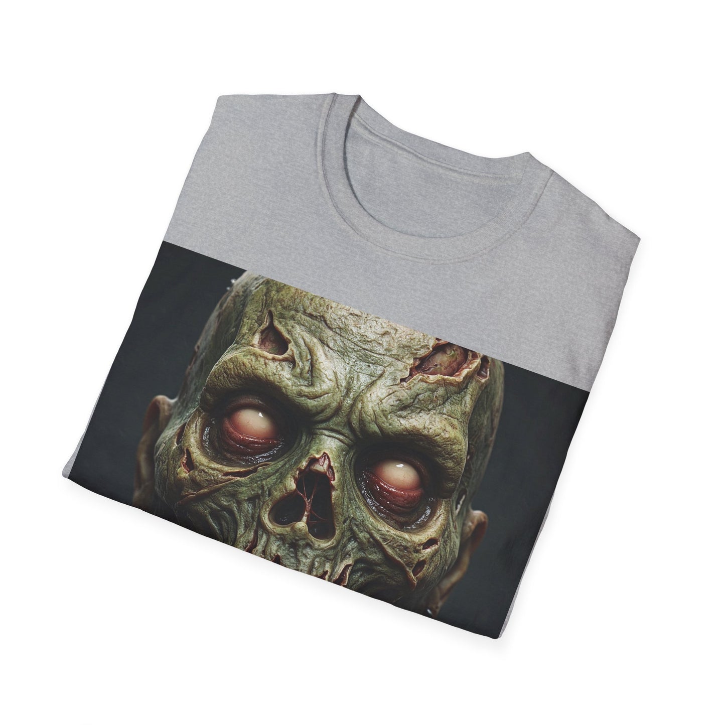 UK - Zombie Apocalypse Apocalyptic Portrait Tee, bold, decaying zombie graphic