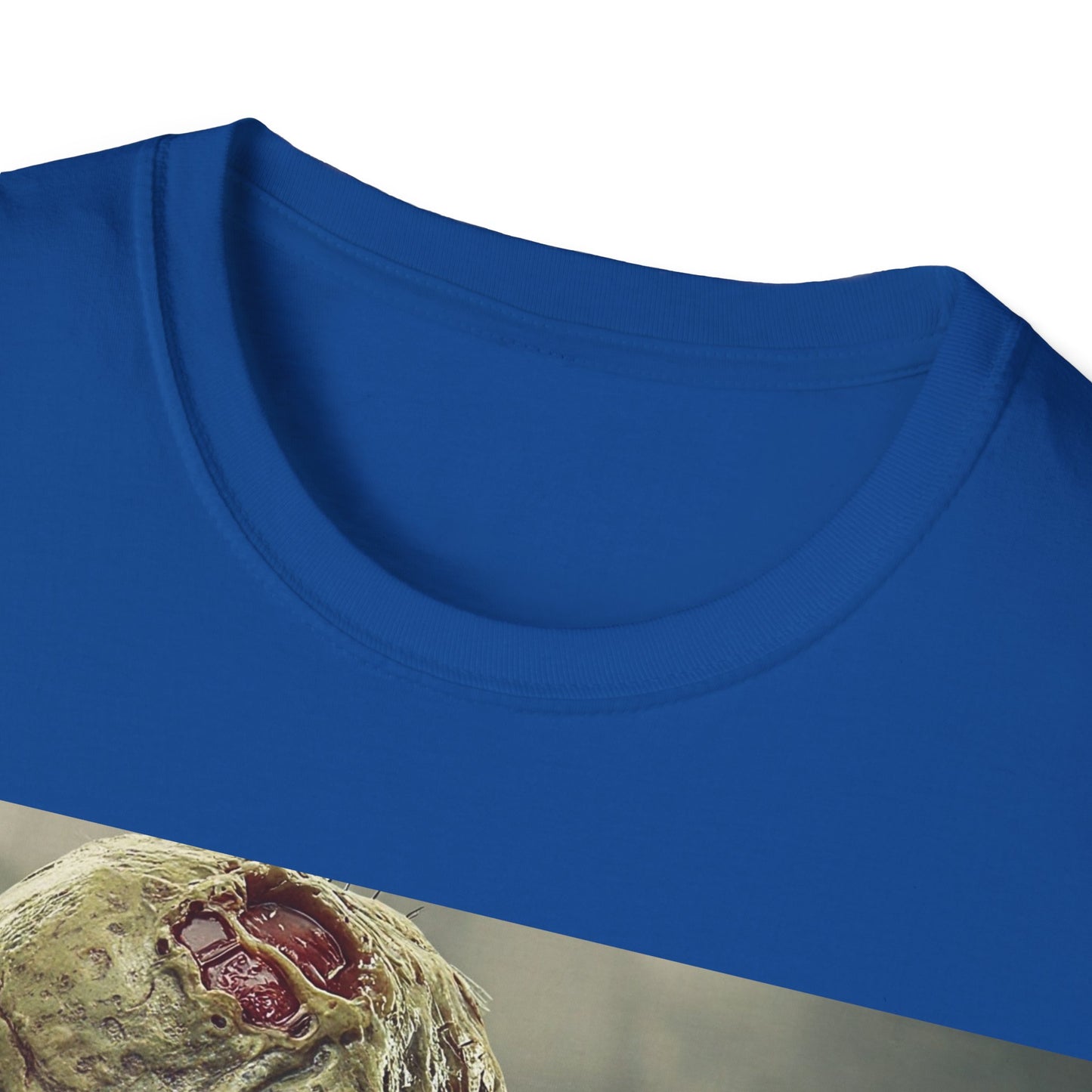 UK - Unisex Softstyle Zombie Graphic T-Shirt - Perfect for Halloween and Horror Fans