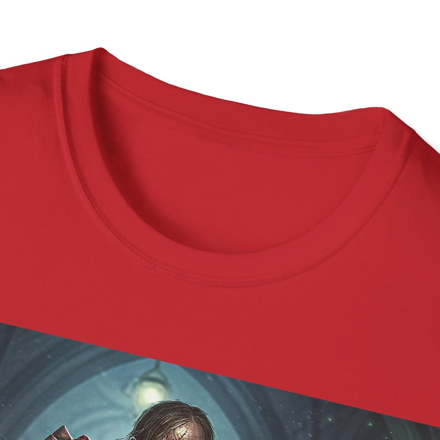 UK - Spooky Sorcerer Apocalyptic Portrait Tee, bold, decaying zombie graphic