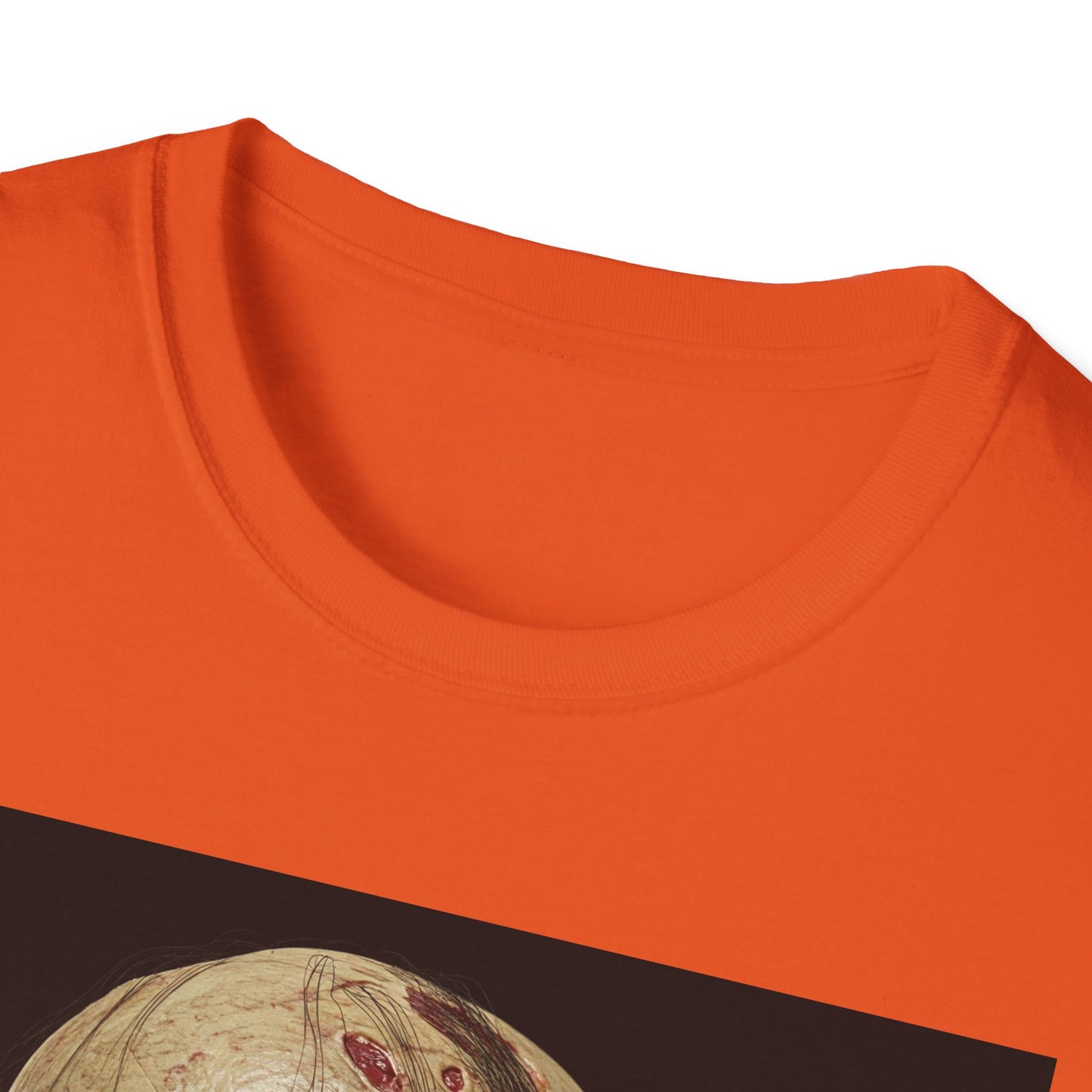 Apocalyptic Portrait Tee, bold, decaying zombie graphic