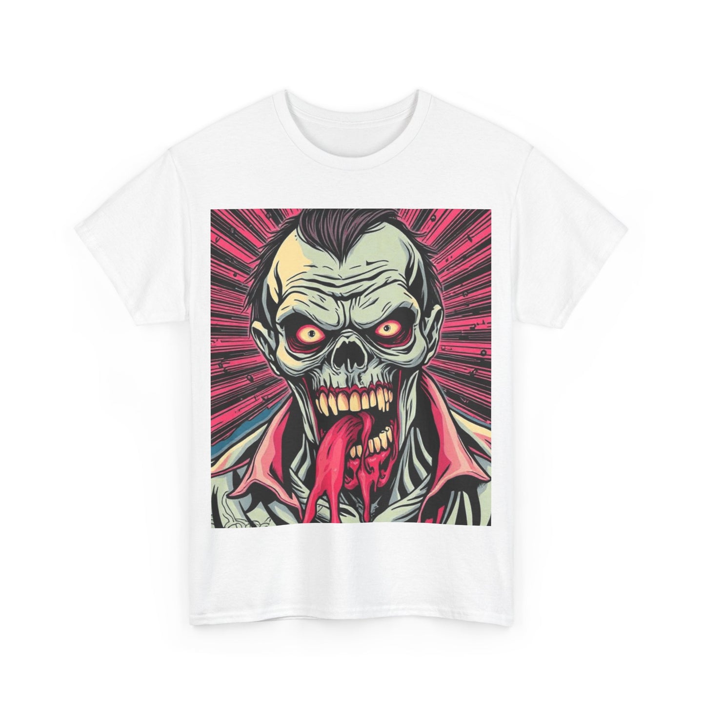 UK - Vintage Horror Graphic Unisex Heavy Cotton Tee
