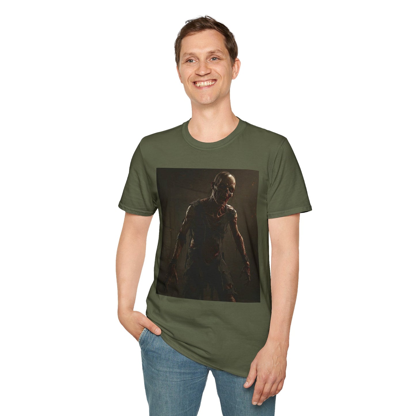 Unisex Zombie Graphic T-Shirt - Perfect for Halloween and Horror Fans