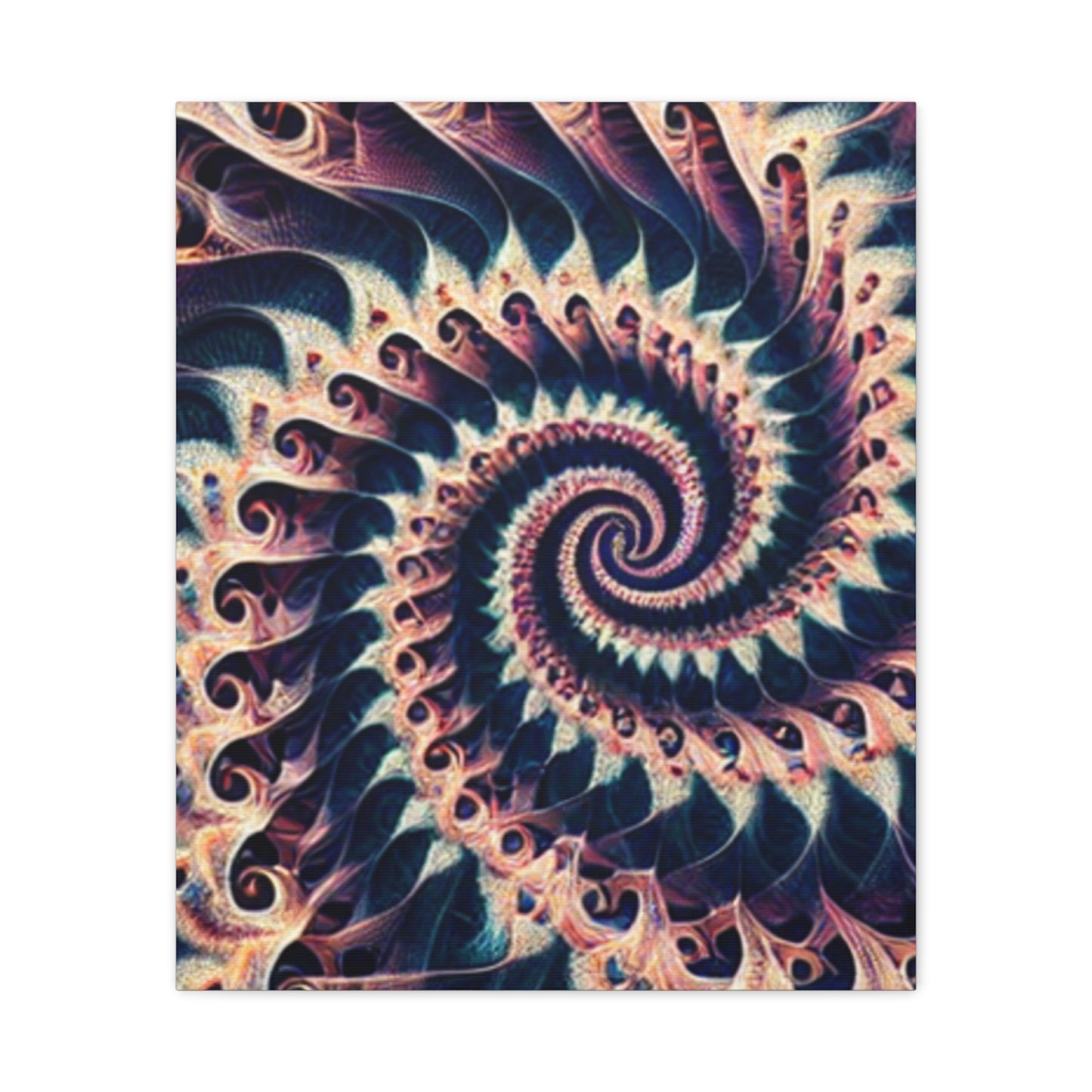Abstract Spiral Art Canvas Print - Modern Home Decor for Art Lovers