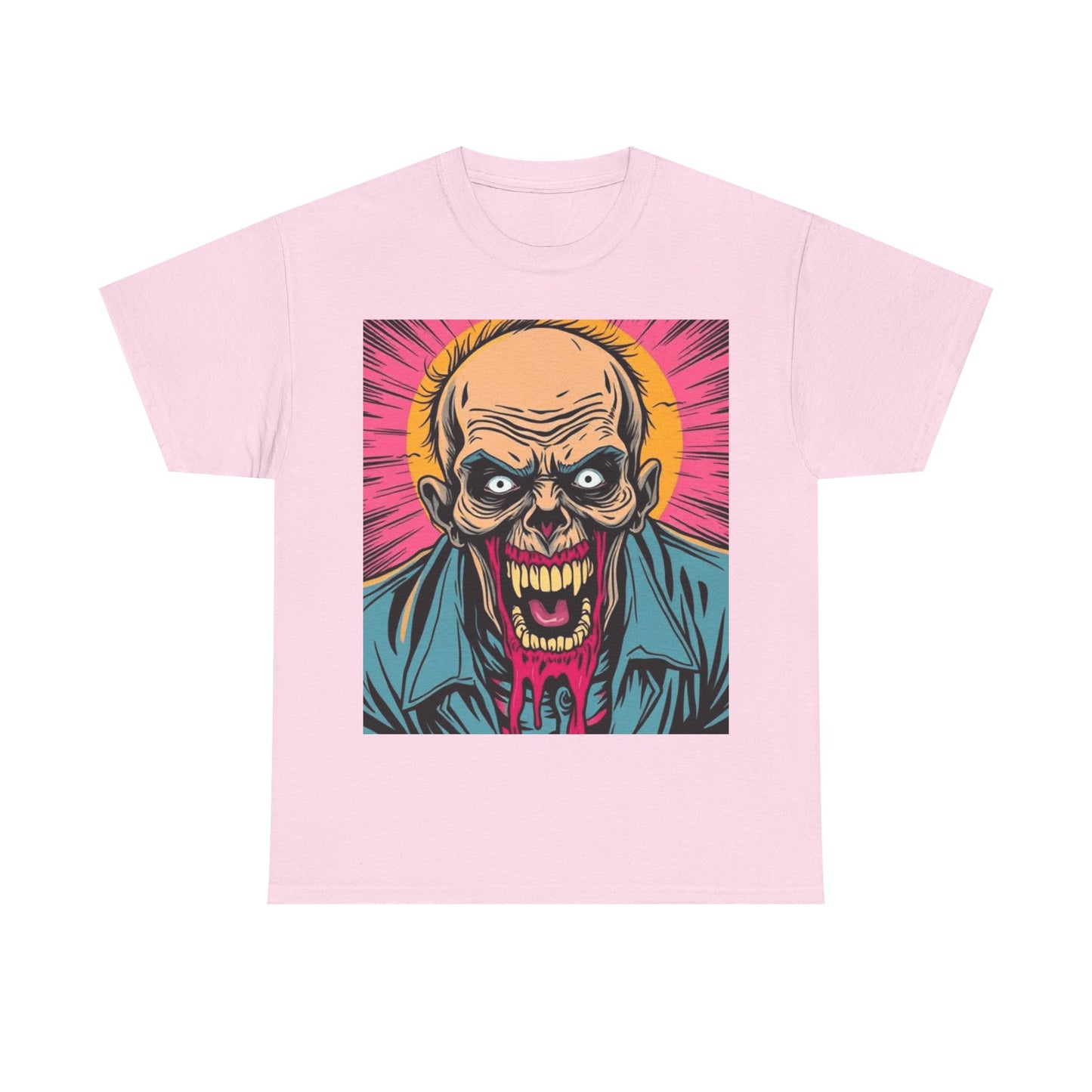 UK - Graphic Zombie Tee - Unisex Heavy Cotton T-Shirt for Horror Fans