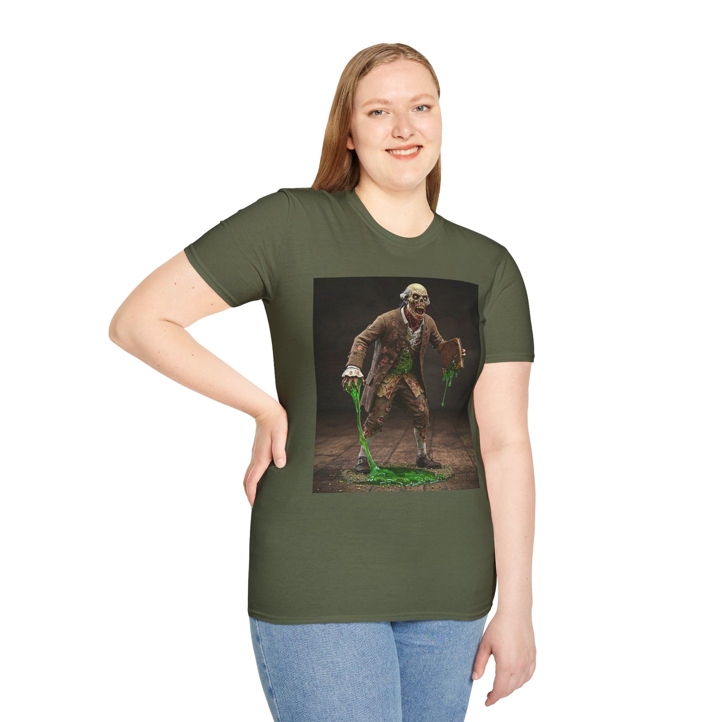 Zombie Science Unisex Softstyle T-Shirt - Spooky Halloween Apparel