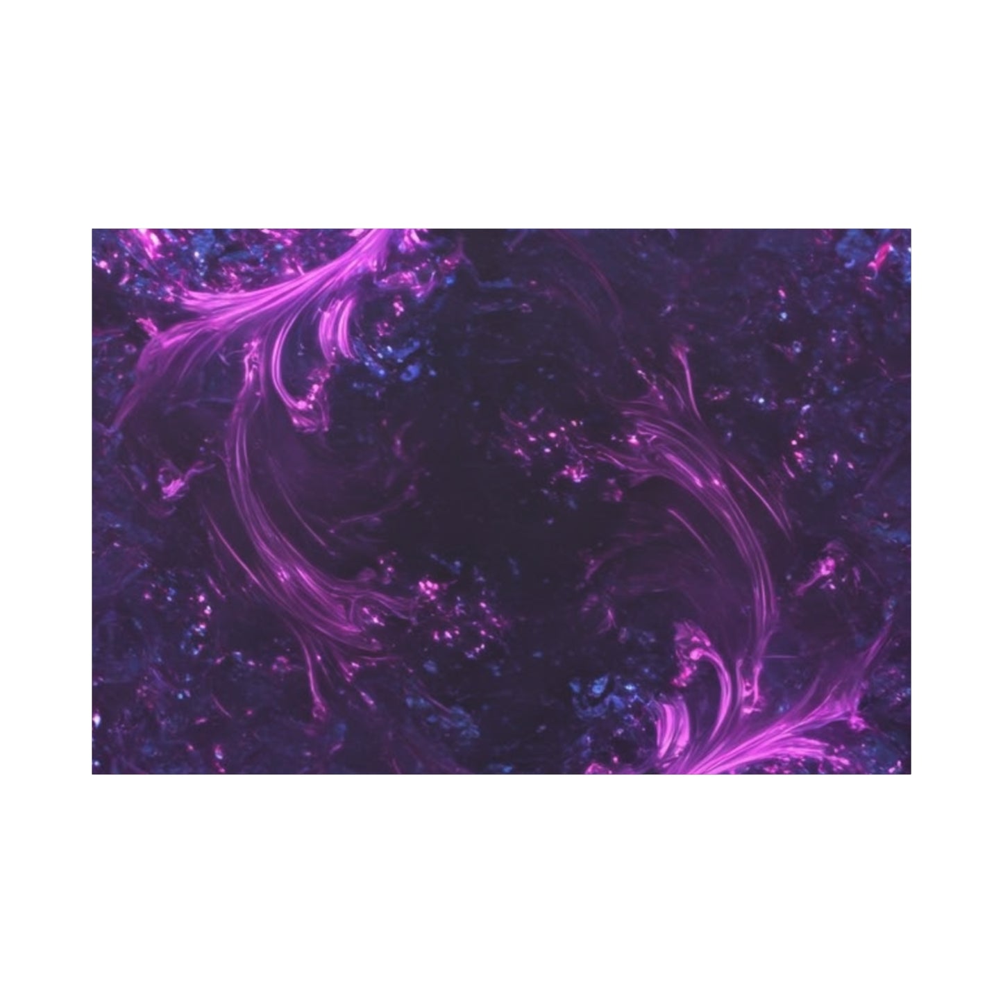 Abstract Purple Fractal Canvas Print - Artistic Wall Décor