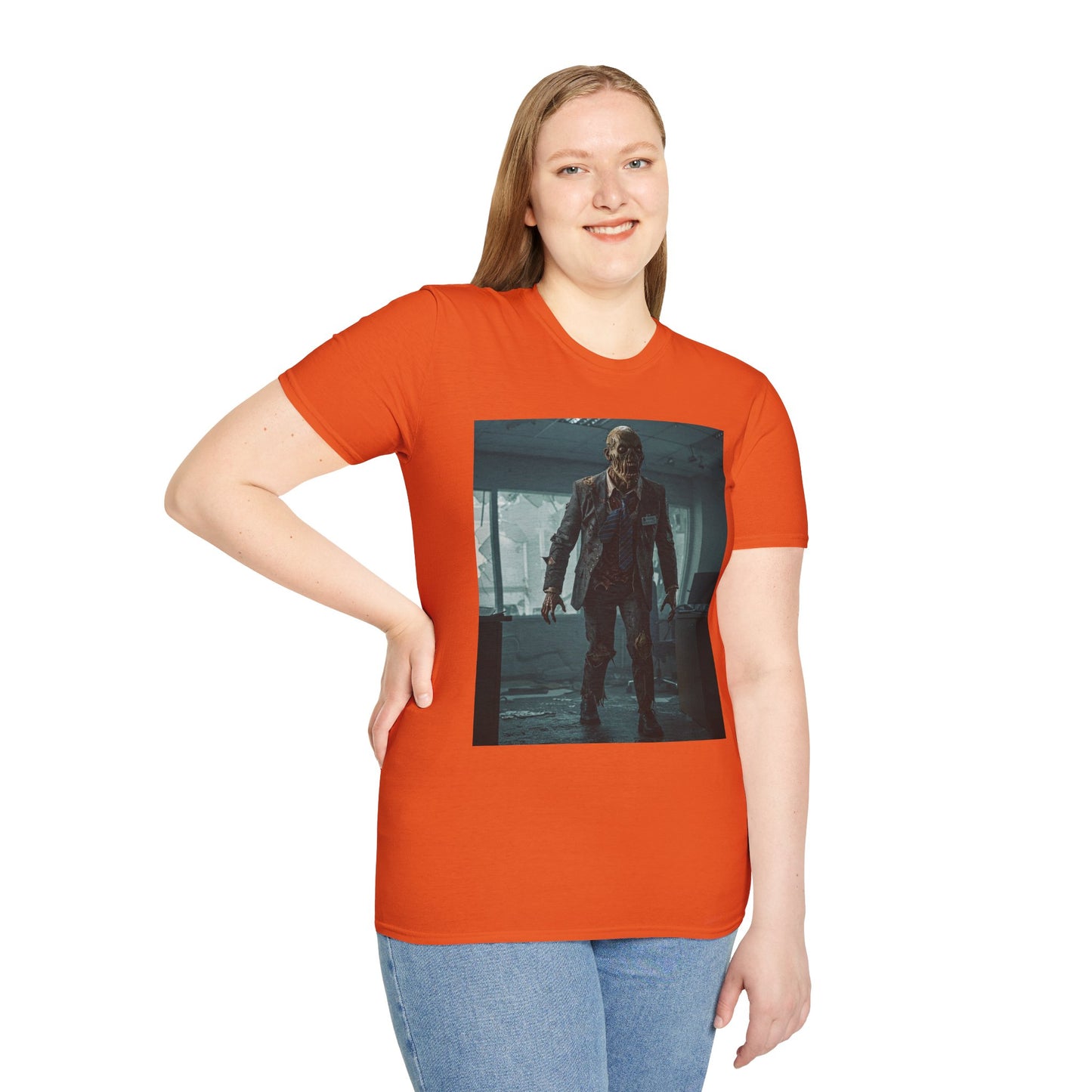 Zombie Apocalypse Unisex Softstyle T-Shirt - Perfect for Horror Fans and Parties