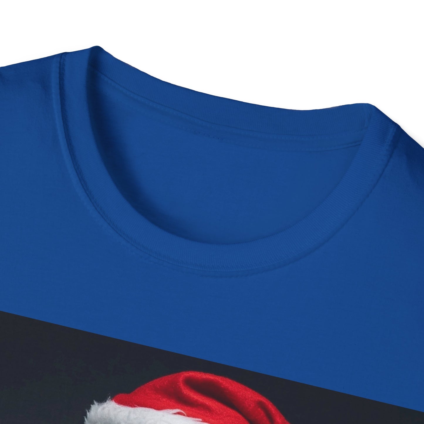 UK - Festive Zombie and Cat Apocalyptic Portrait Tee, bold, decaying zombie graphic