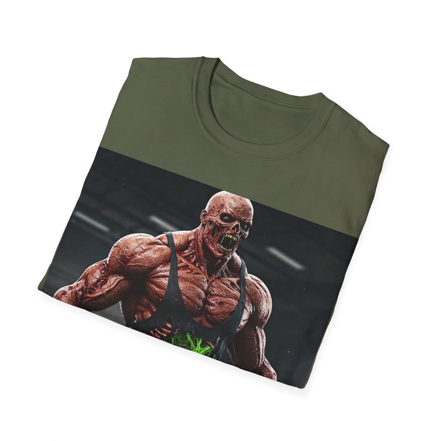 UK - Muscle Graphic Unisex Softstyle T-Shirt - Ideal for Gym Lovers