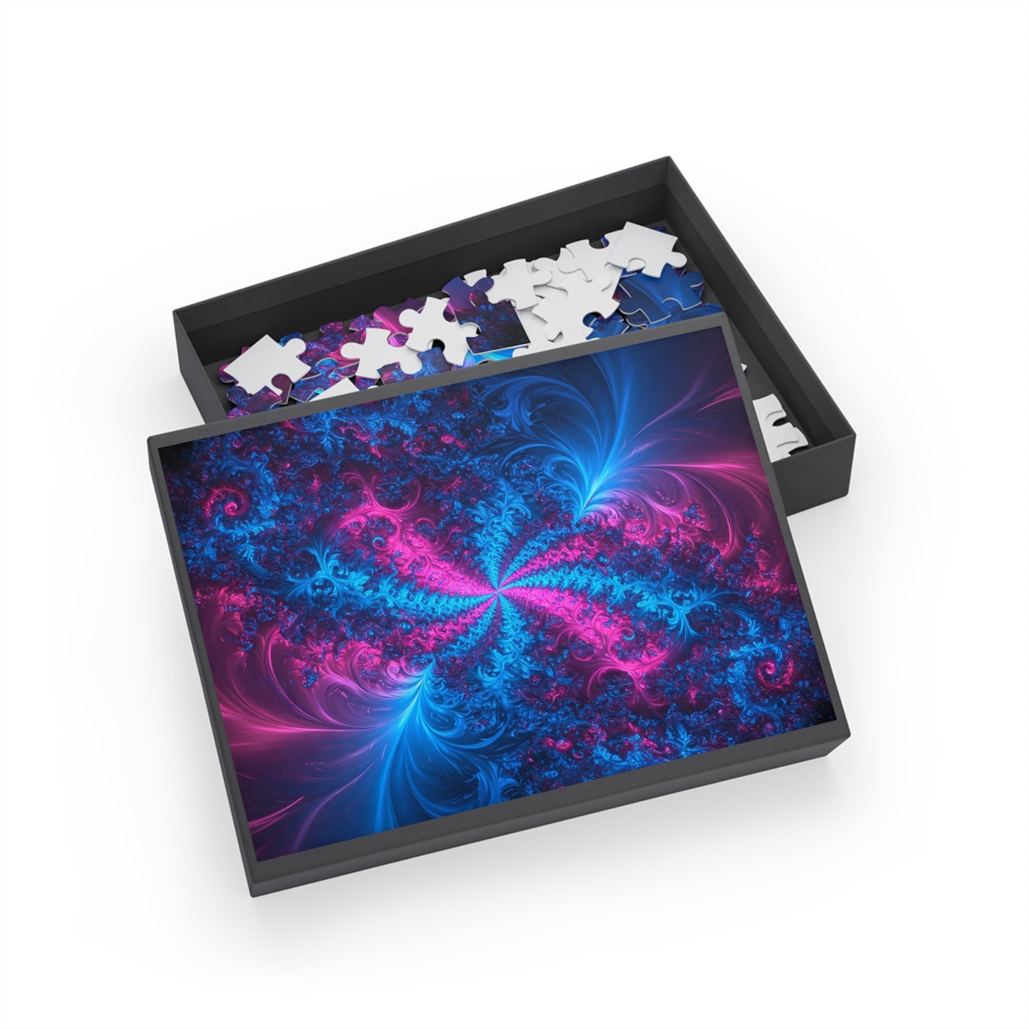 Vibrant Fractal Art Puzzle - 96, 252, 500, 1000-Piece Jigsaw