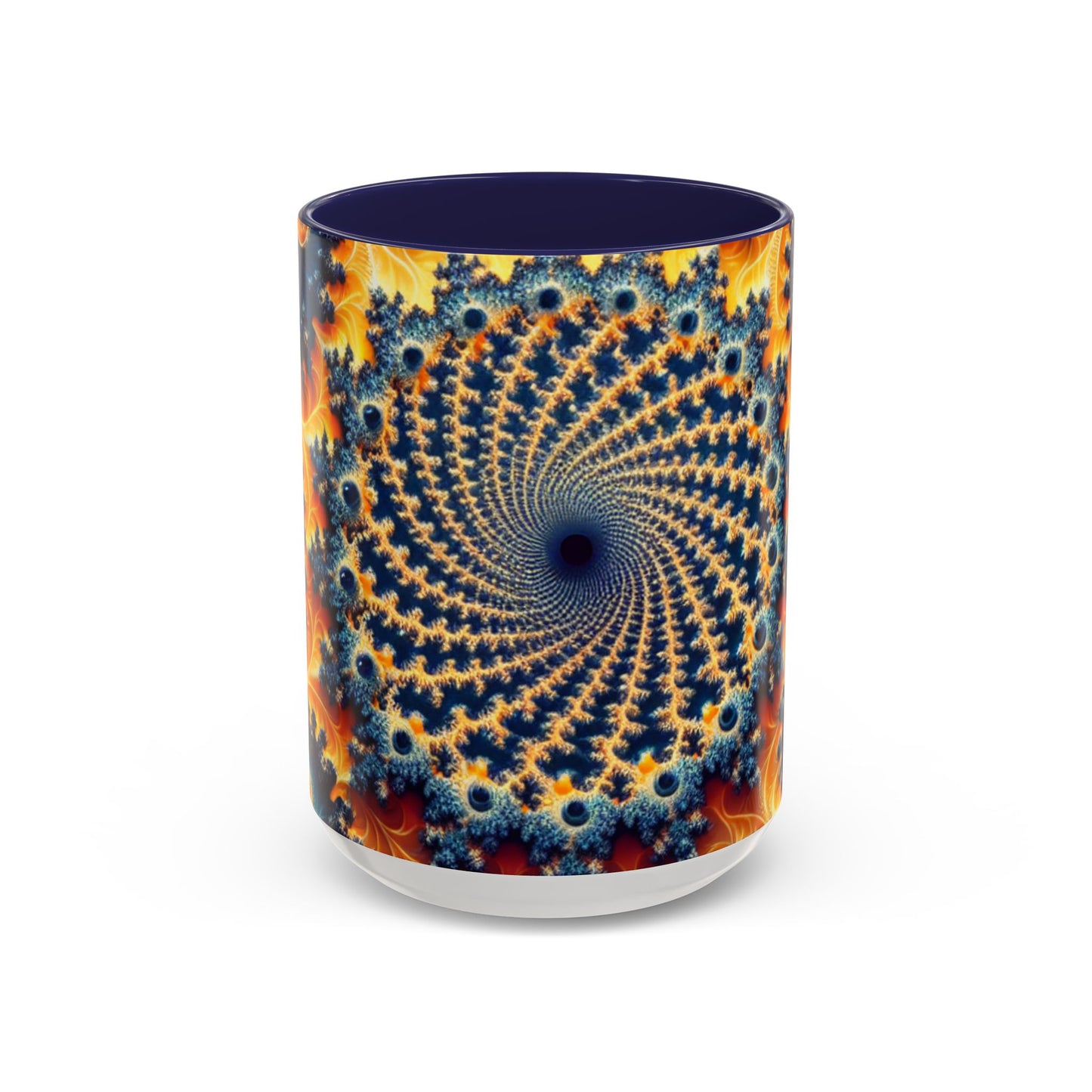 Vibrant Abstract Accent Coffee Mug - Unique 11 & 15oz Design for Art Lovers