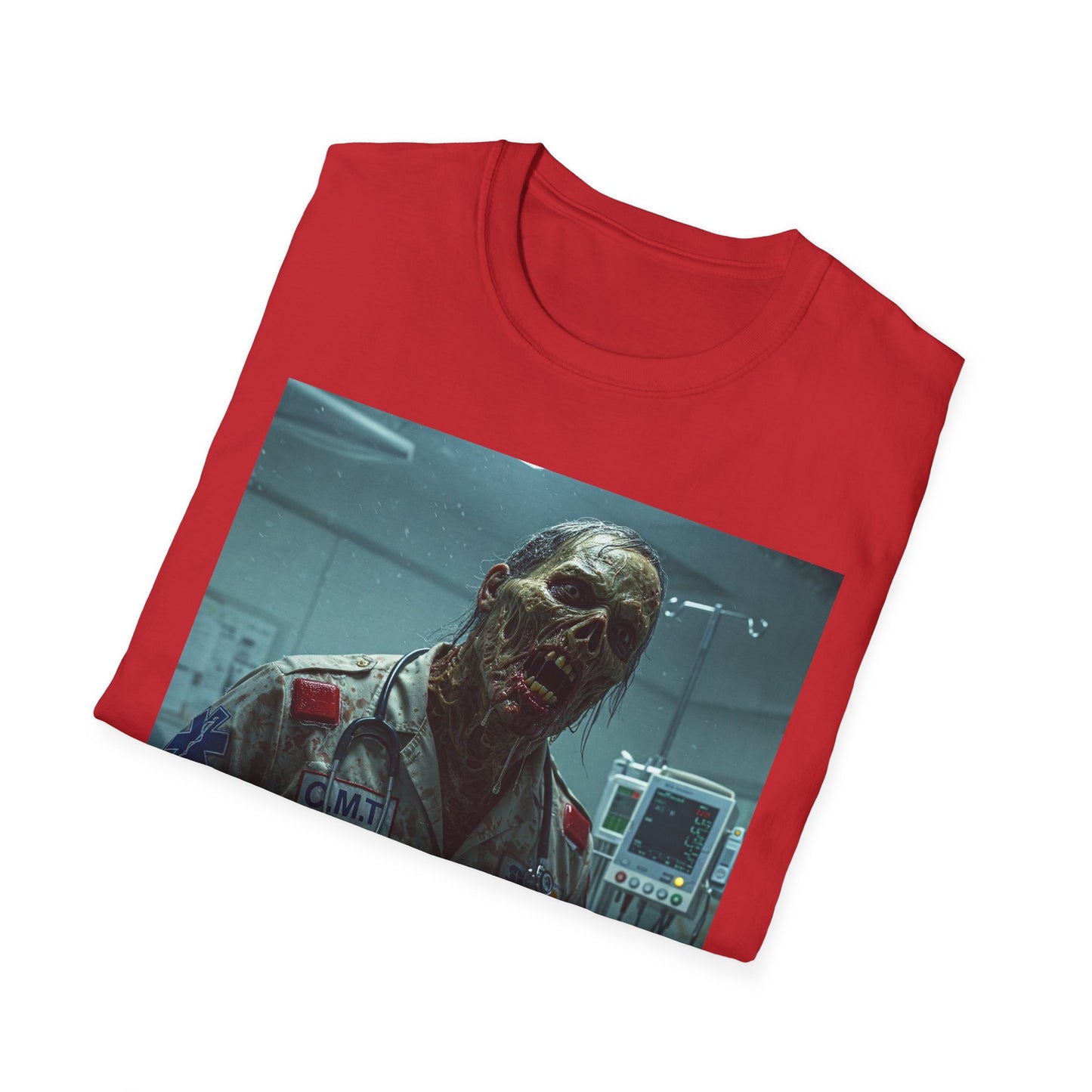 Unisex Horror Graphic T-Shirt - Creepy Zombie Design