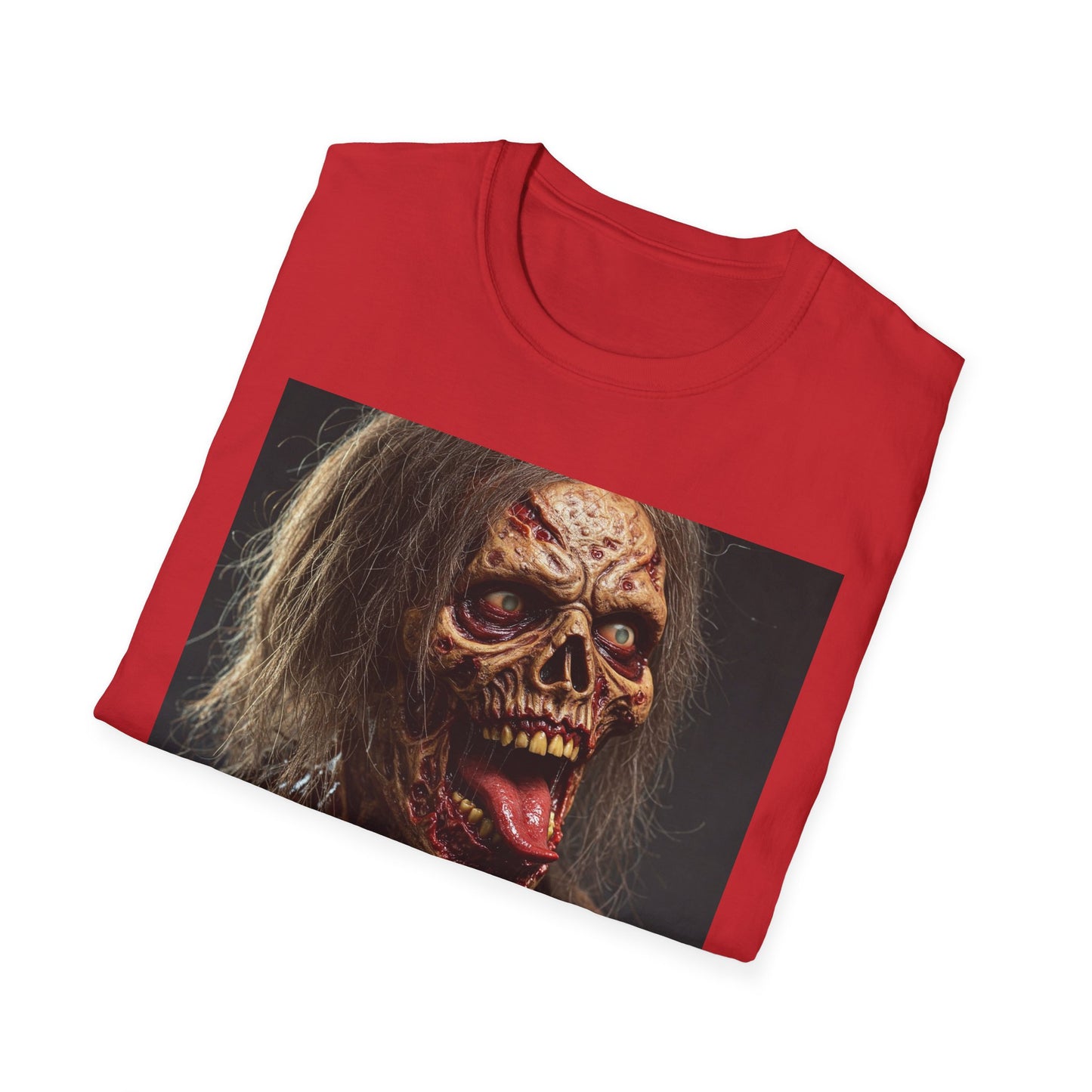 Apocalyptic Portrait Tee, bold, decaying zombie graphic