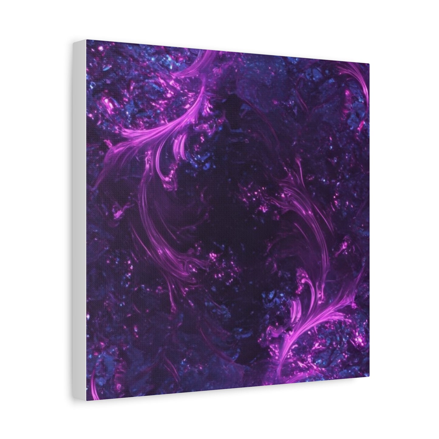 Abstract Purple Fractal Canvas Print - Artistic Wall Décor