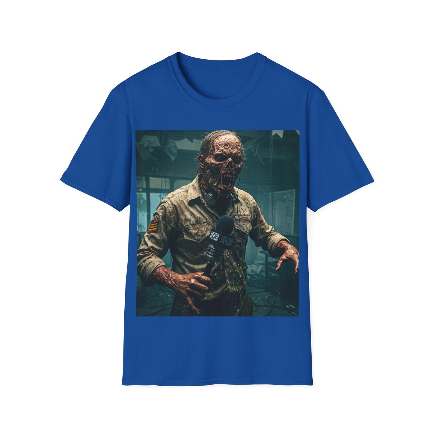 UK - Horror-Inspired Unisex Softstyle T-Shirt - Perfect for Halloween and Horror Fans