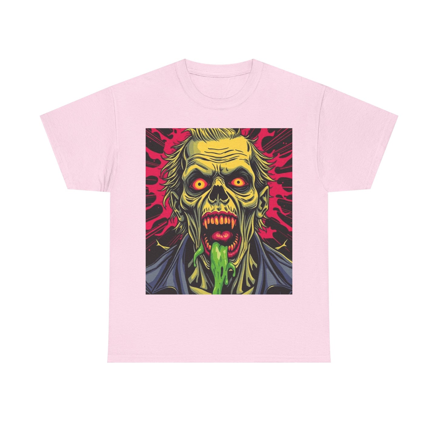 UK - Zombified Horror Unisex Heavy Cotton Tee - Perfect for Halloween, Parties & Casual Wear