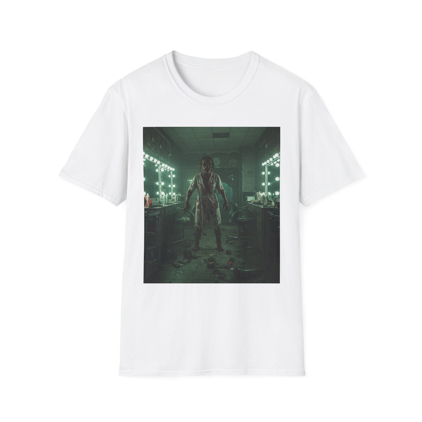Creepy Horror Unisex Softstyle T-Shirt - Perfect for Halloween